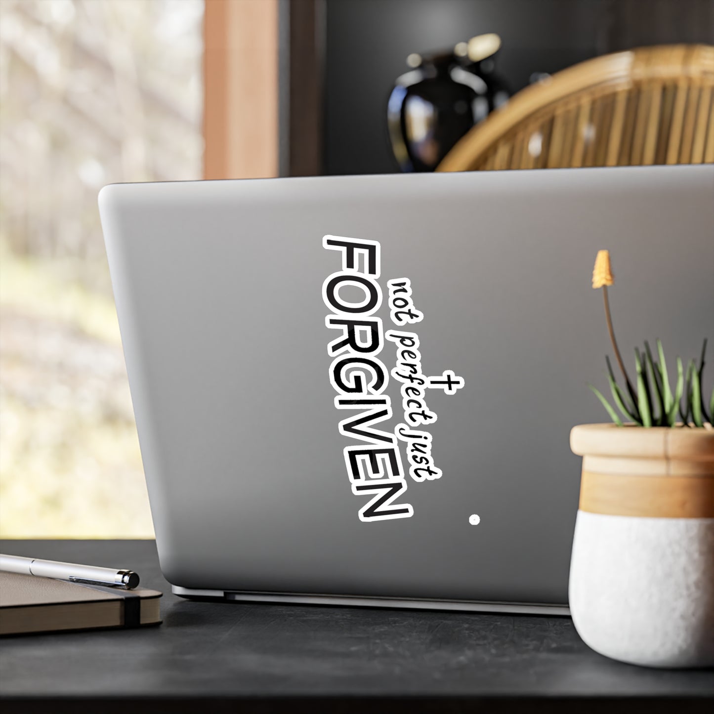 Not Perfect Just Forgiven Kiss-Cut Vinyl Decals