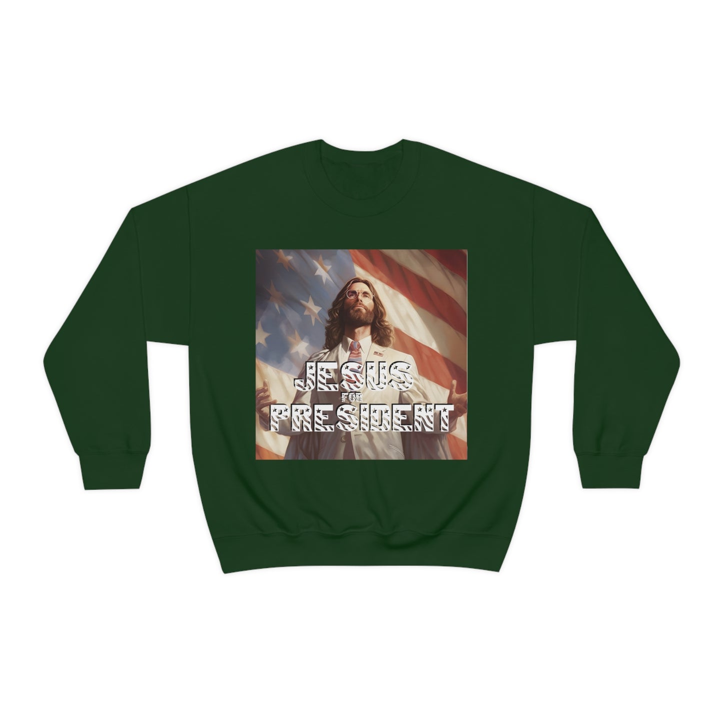 Jesus for President Unisex Heavy Blend™ Crewneck Sweatshirt