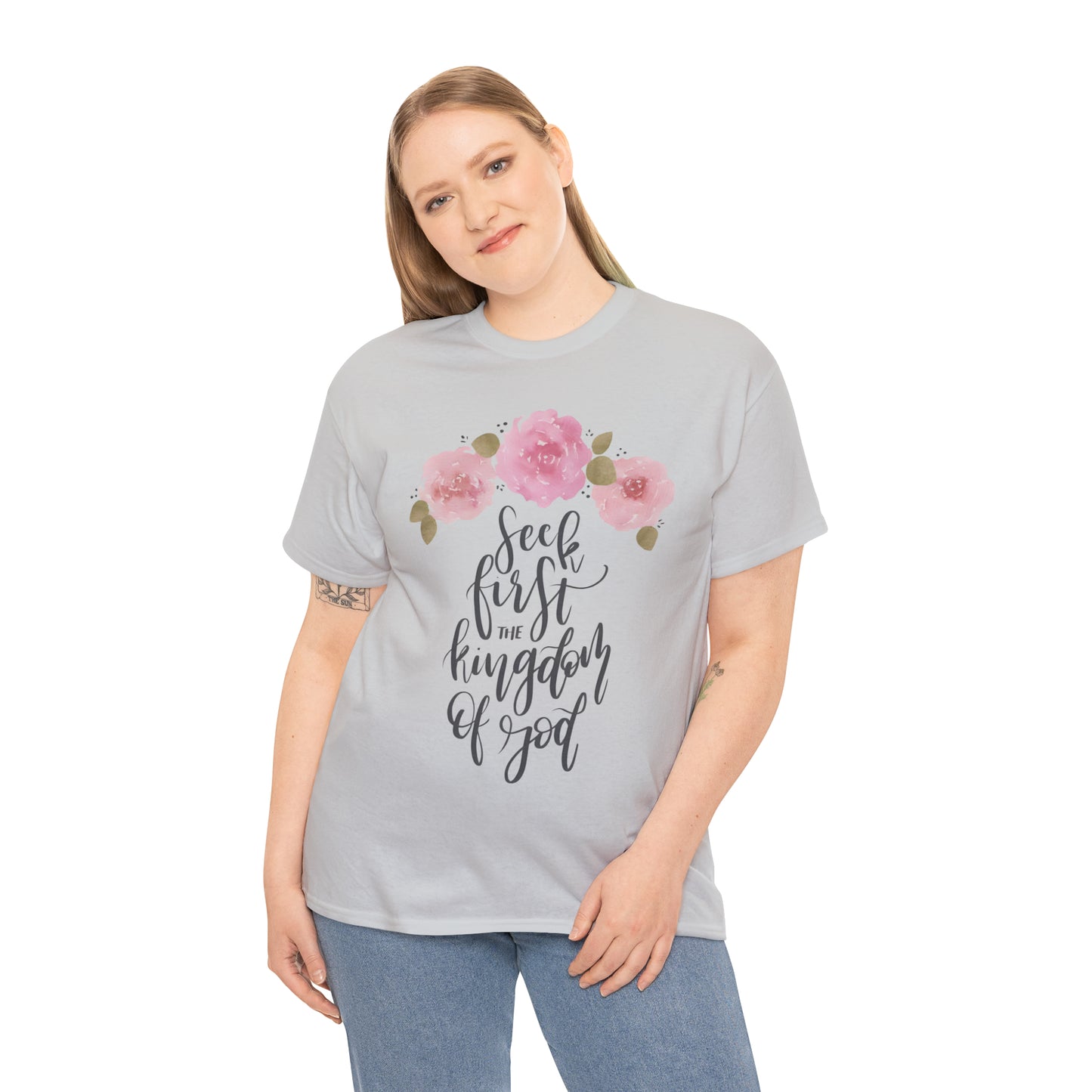 Seek First the Kingdom of God Unisex Heavy Cotton Tee