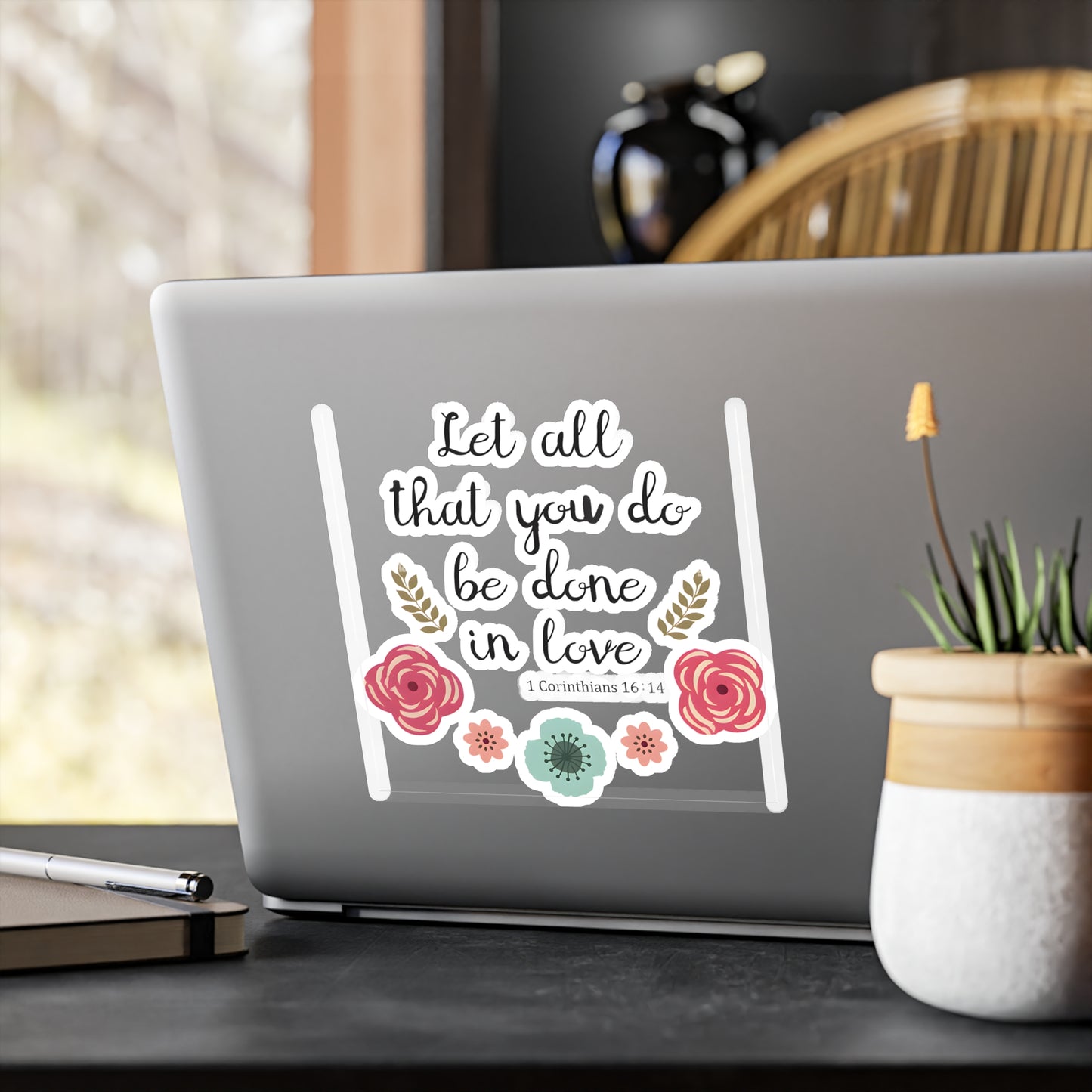 Let all that you do, be done in Love 1 Corinthians Kiss-Cut Vinyl Decals