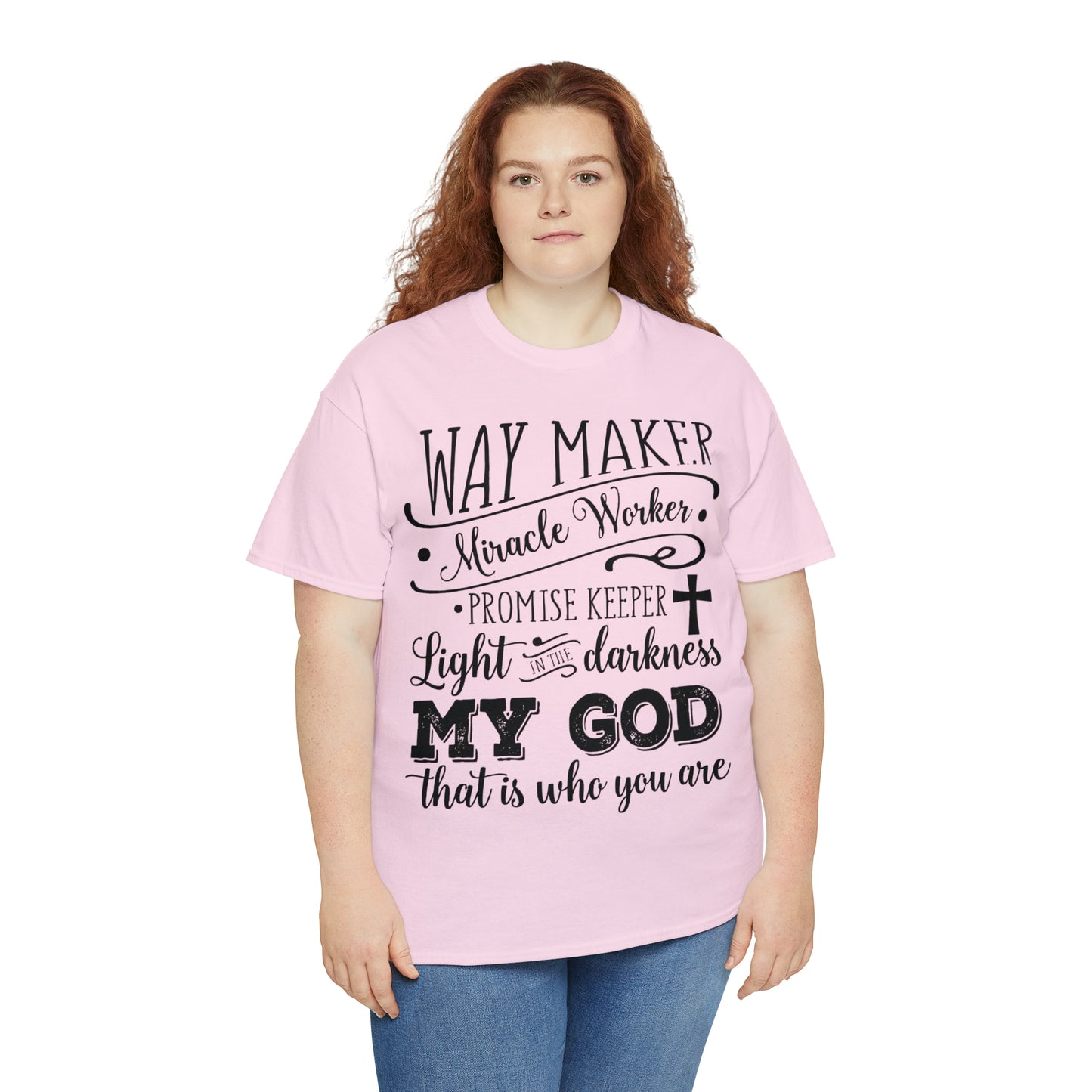 Waymaker Miracle Worker - Unisex Heavy Cotton Short Sleeve Tee