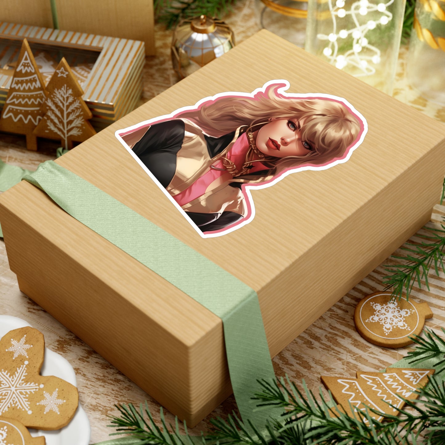 Anime Taylor Swift 4- Kiss-Cut Vinyl Decals