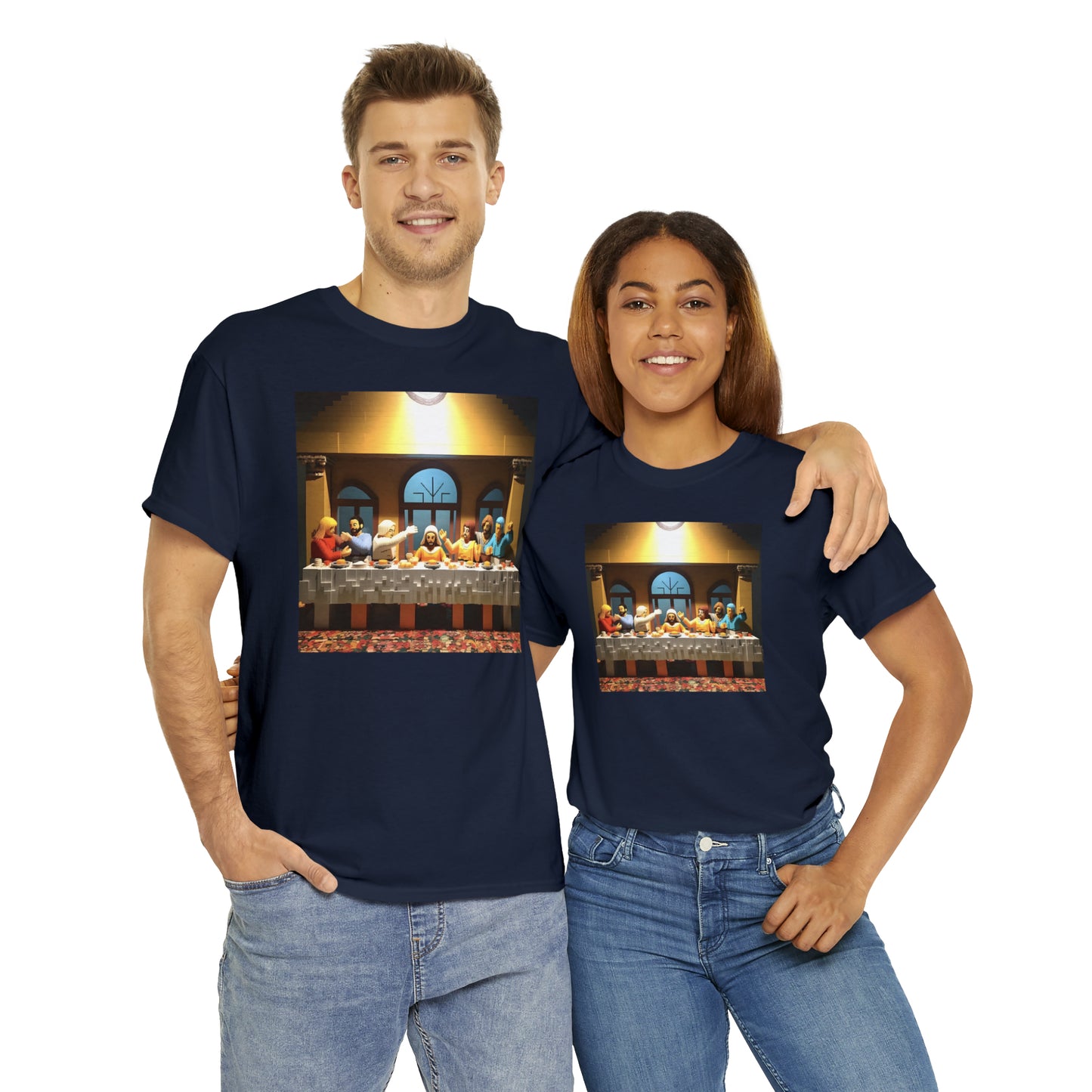 “The Last Supper” LEGO BOX SET -  Unisex Heavy Cotton Tee