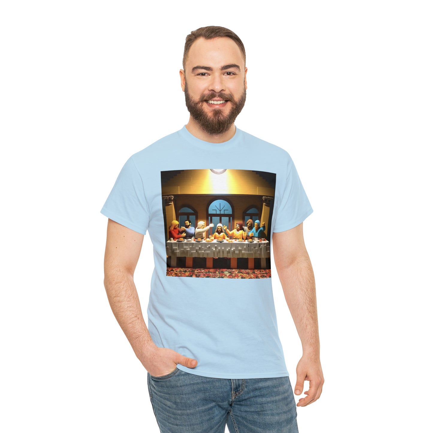 “The Last Supper” LEGO BOX SET -  Unisex Heavy Cotton Tee