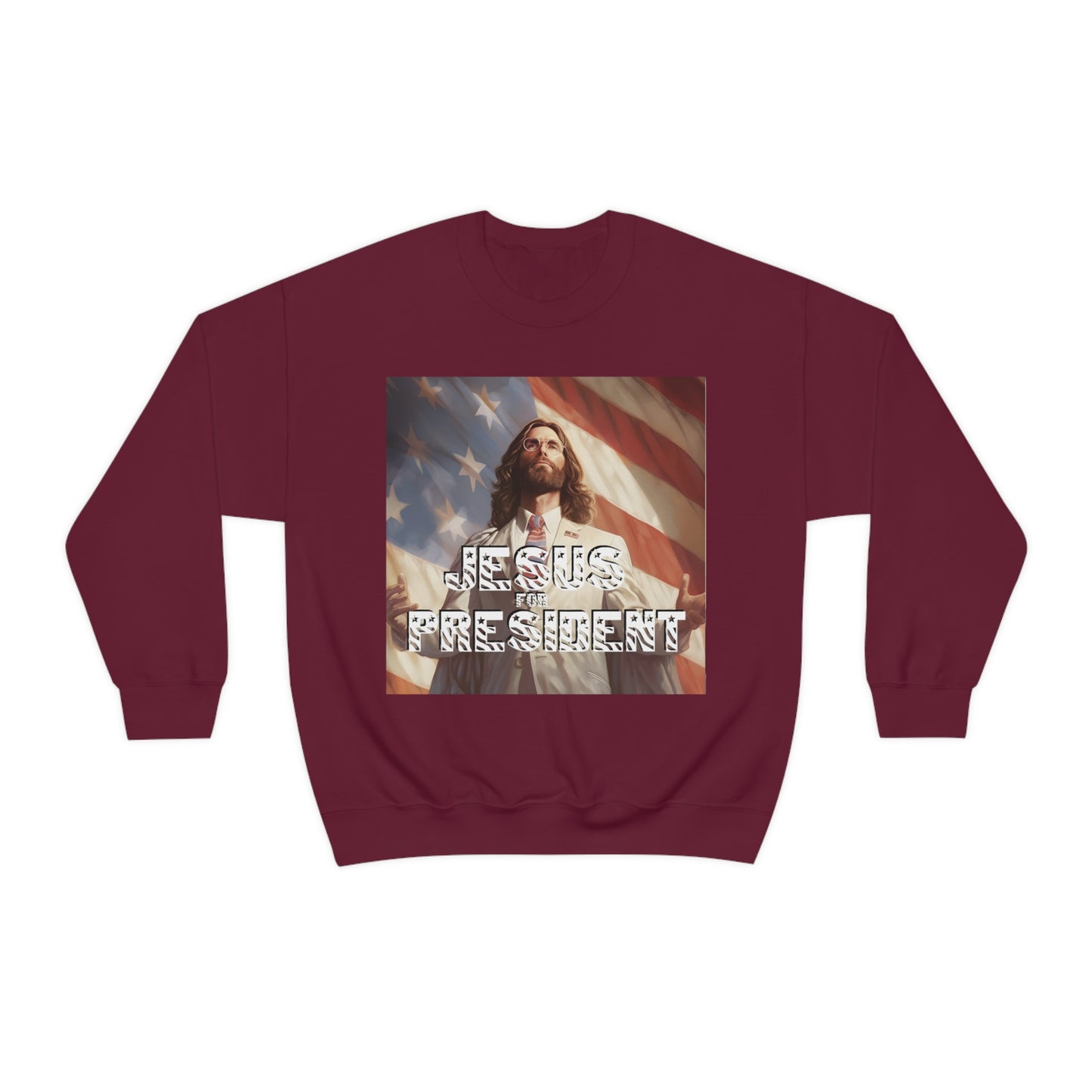 Jesus for President Unisex Heavy Blend™ Crewneck Sweatshirt