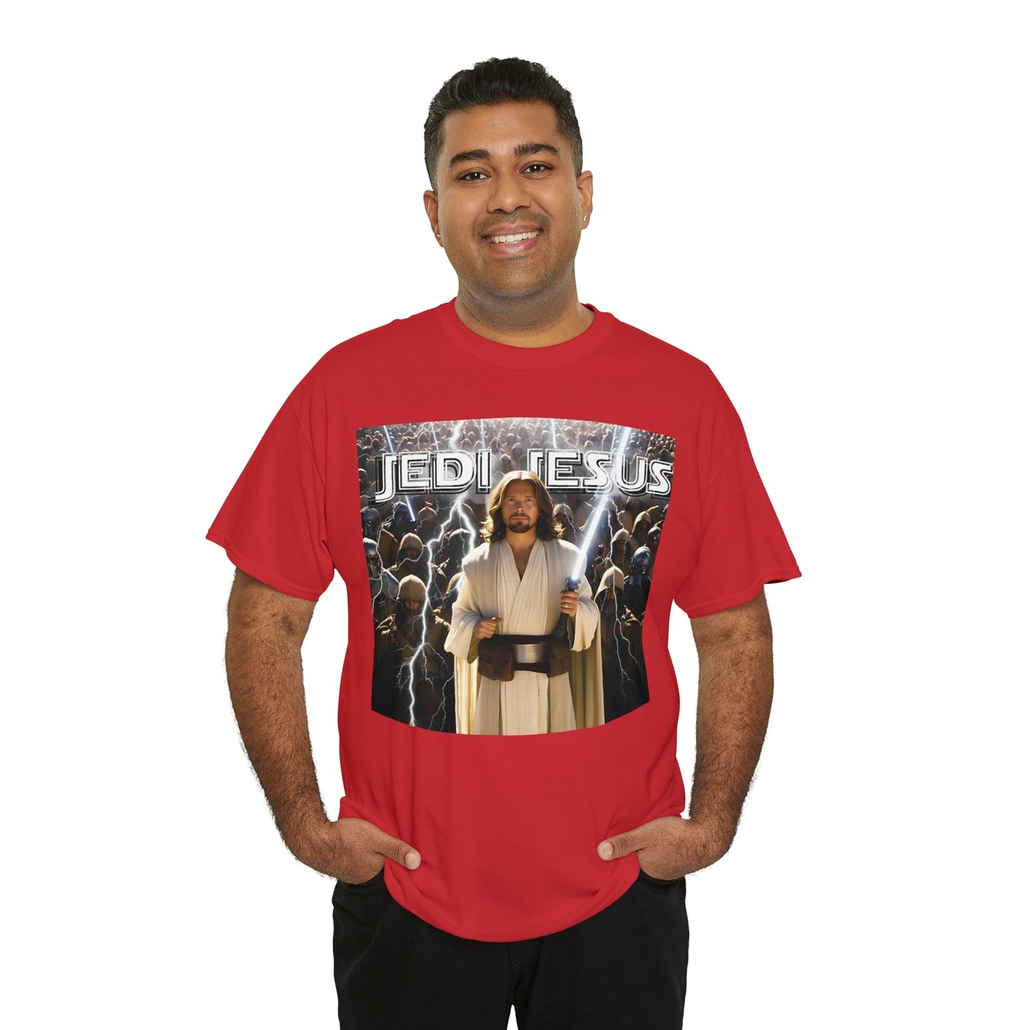 Jedi Jesus Unisex Heavy Cotton Tee