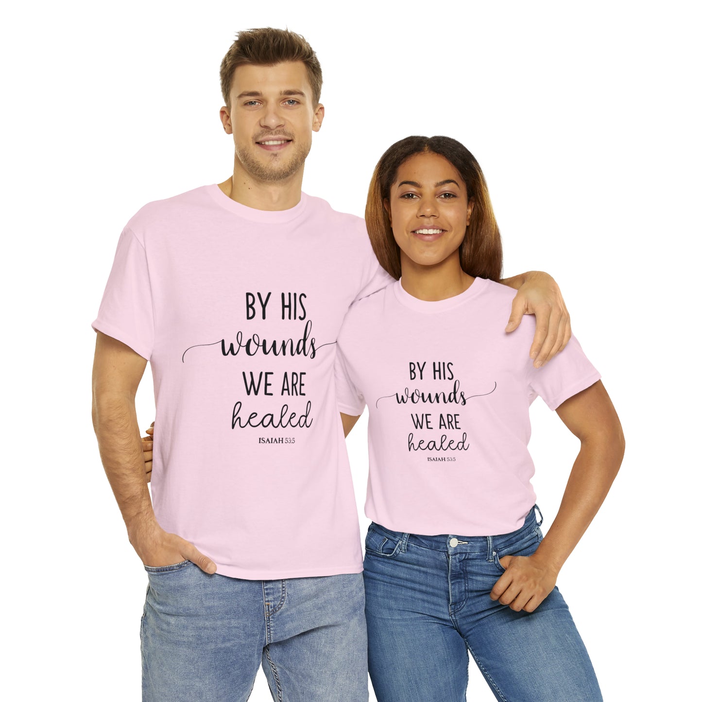 By HIS wounds we are healed - Isaiah - CR Celebrate Recovery Classic Logo - Ultra Cotton Long Sleeve Tee