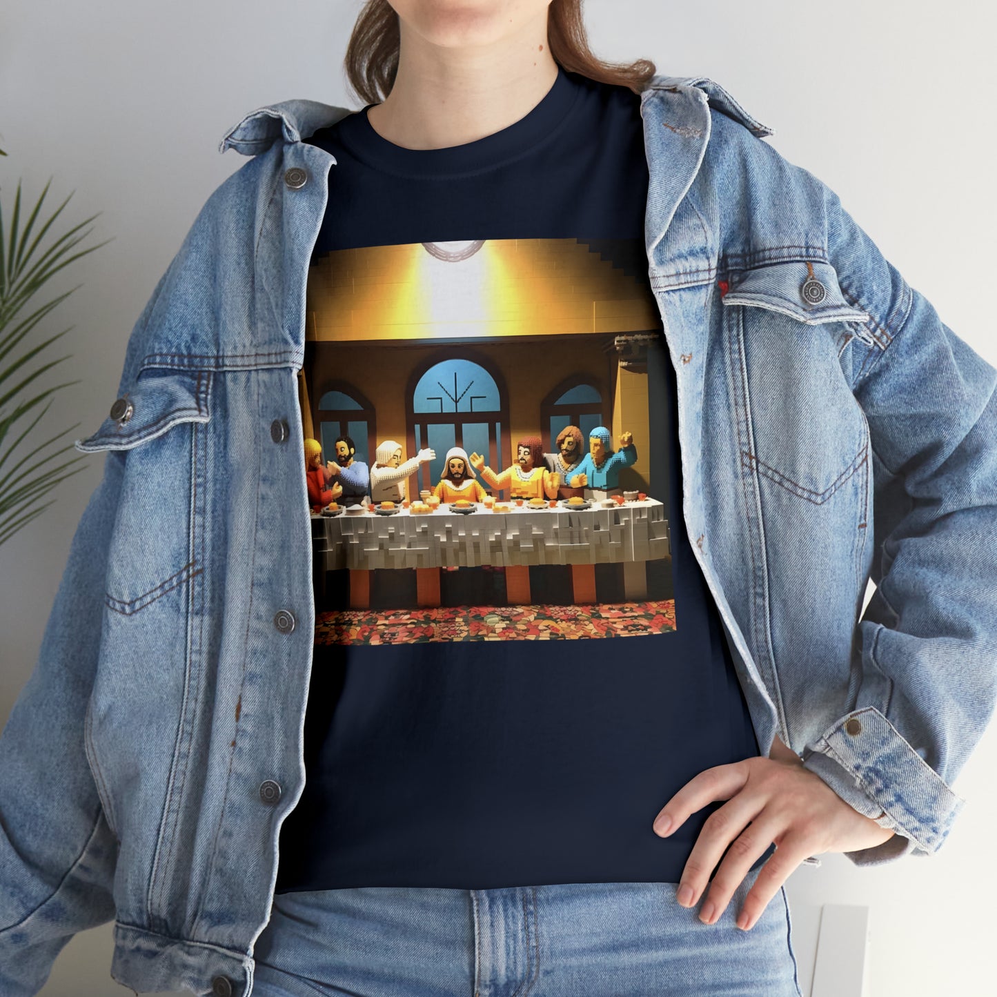“The Last Supper” LEGO BOX SET -  Unisex Heavy Cotton Tee