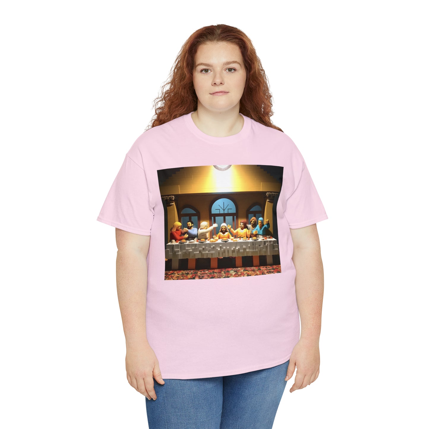 “The Last Supper” LEGO BOX SET -  Unisex Heavy Cotton Tee