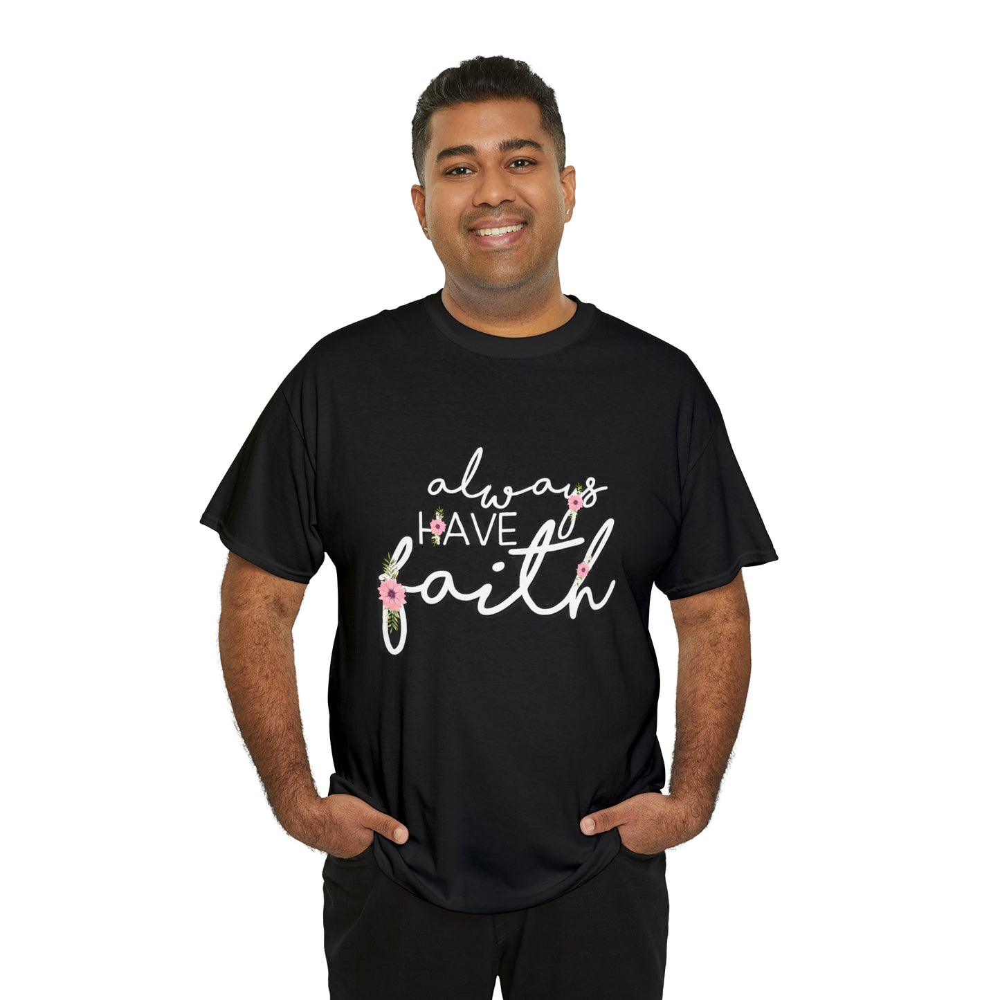 Don't be afraid, just Believe (Mark) - Unisex Heavy Cotton Short Sleeve Tee