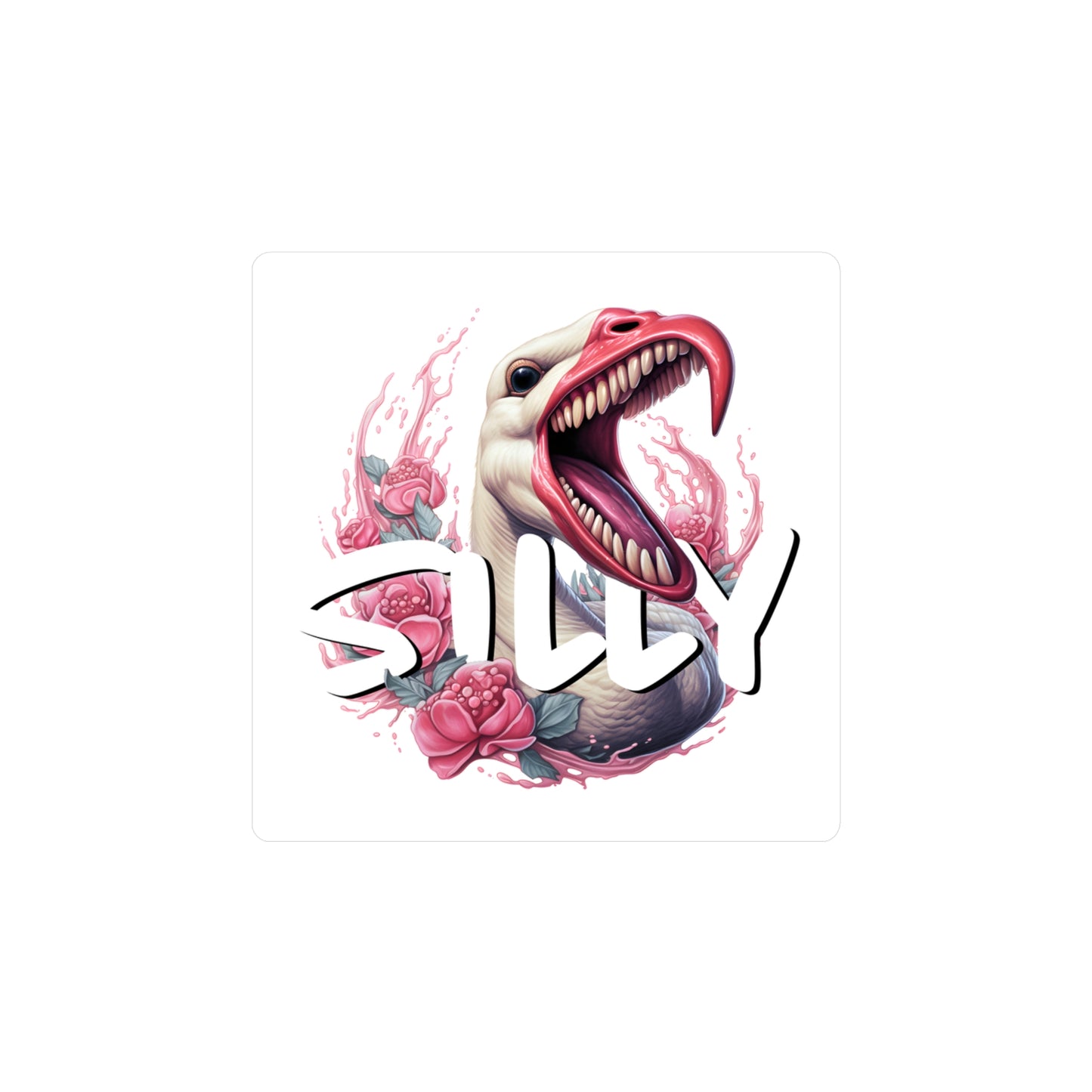 Aggressively Silly Goose - Kiss-Cut Vinyl Decals