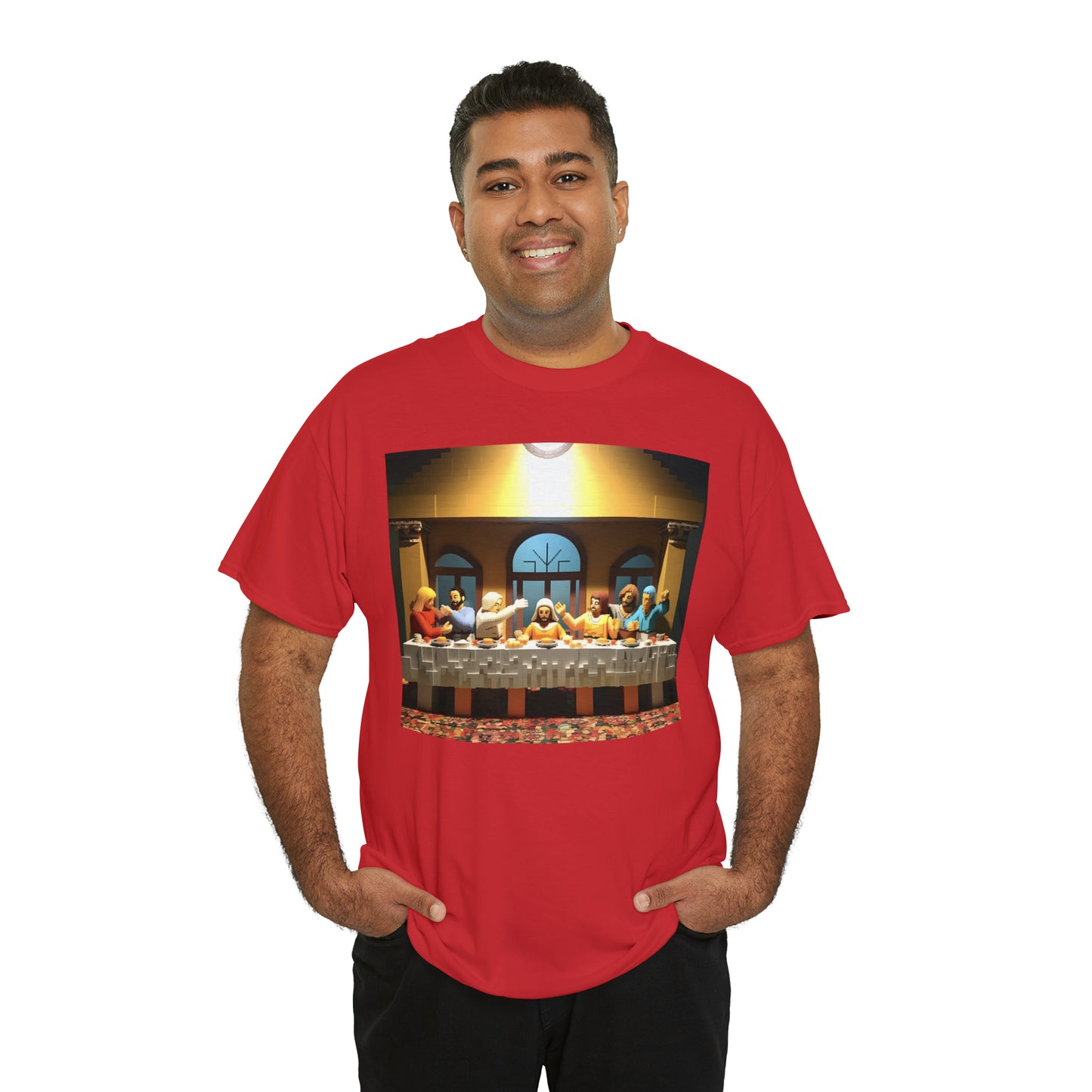 “The Last Supper” LEGO BOX SET -  Unisex Heavy Cotton Tee