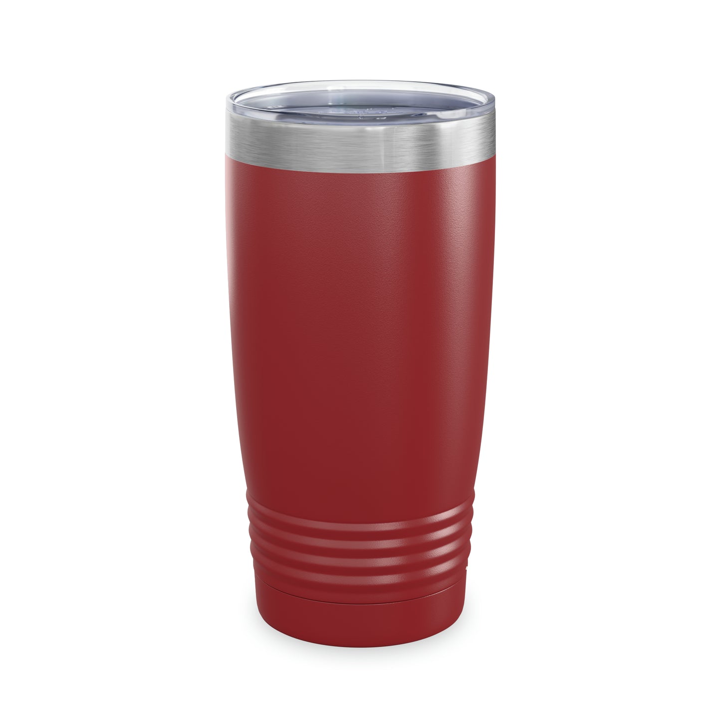 CR Celebrate Recovery Basic Logo White Ringneck Tumbler, 20oz