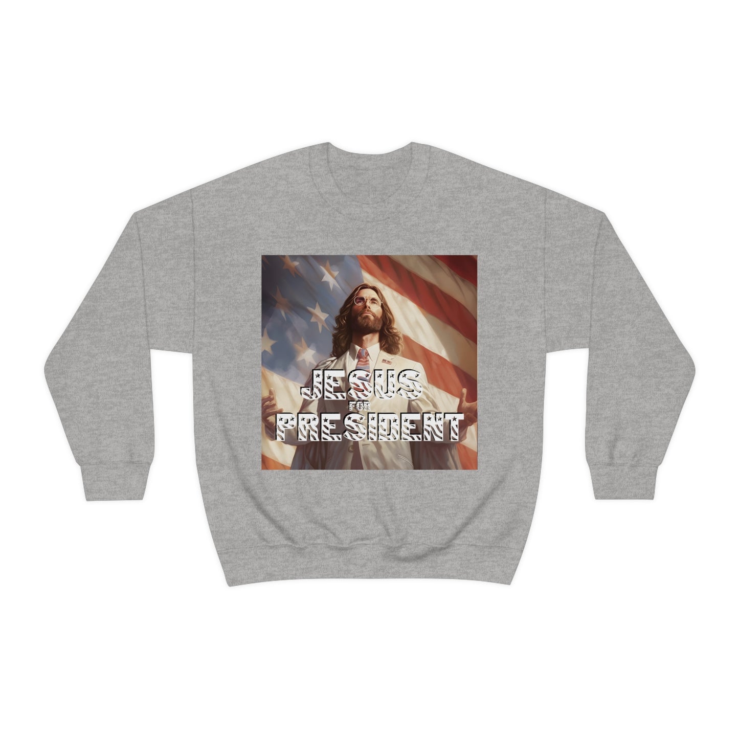 Jesus for President Unisex Heavy Blend™ Crewneck Sweatshirt