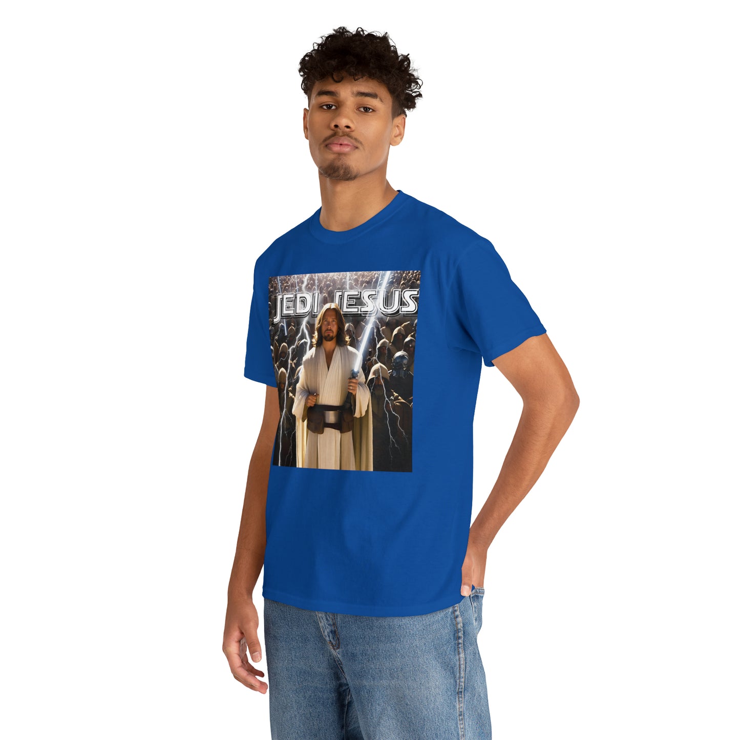 Jedi Jesus Unisex Heavy Cotton Tee