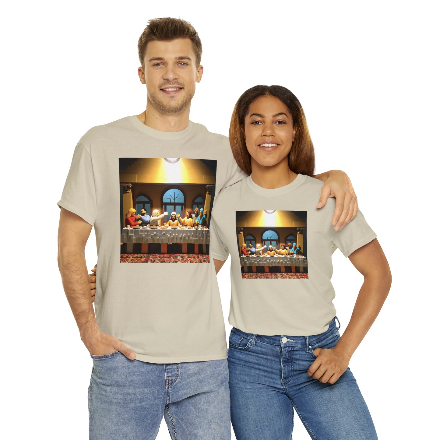 “The Last Supper” LEGO BOX SET -  Unisex Heavy Cotton Tee