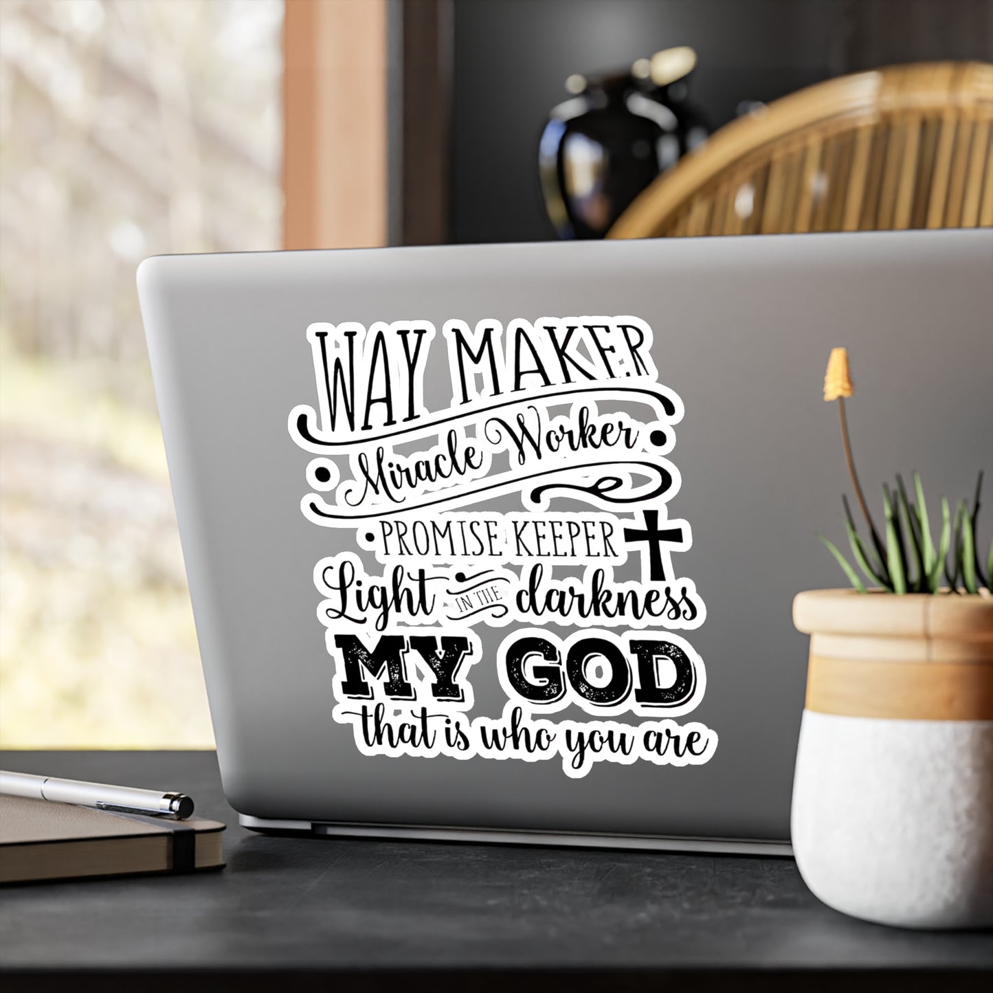 Waymaker Miracle Worker My GOD - Kiss-Cut Vinyl Decals