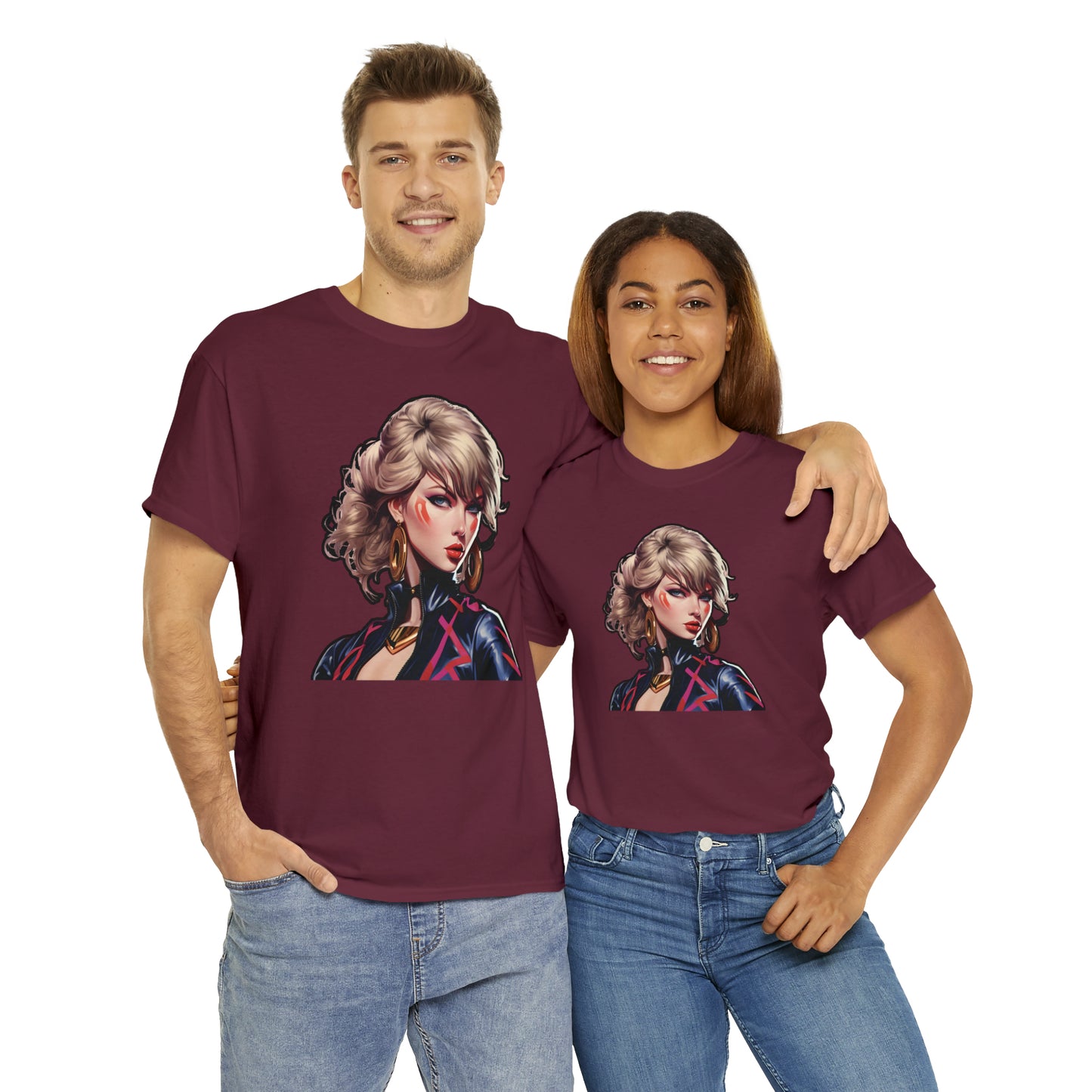 Anime Taylor Swift 2- Unisex Heavy Cotton Tee