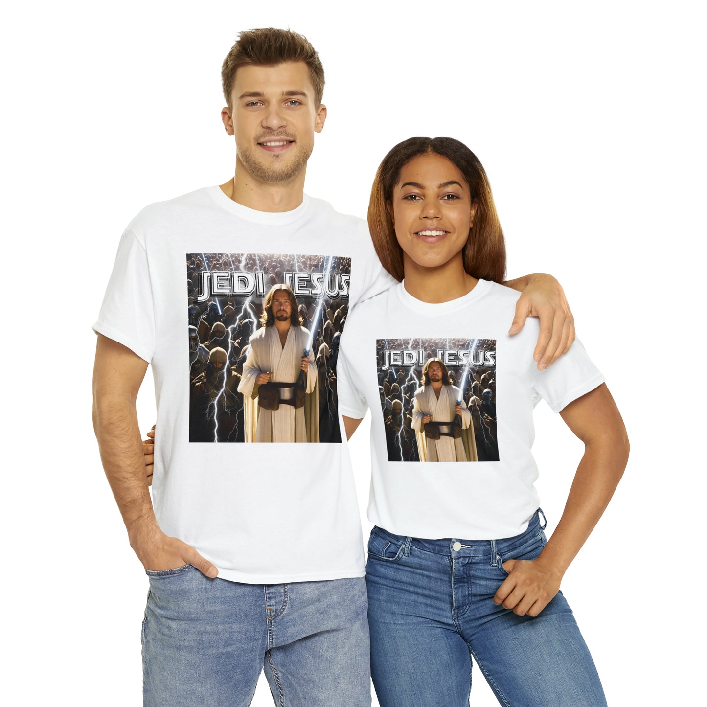Jedi Jesus Unisex Heavy Cotton Tee