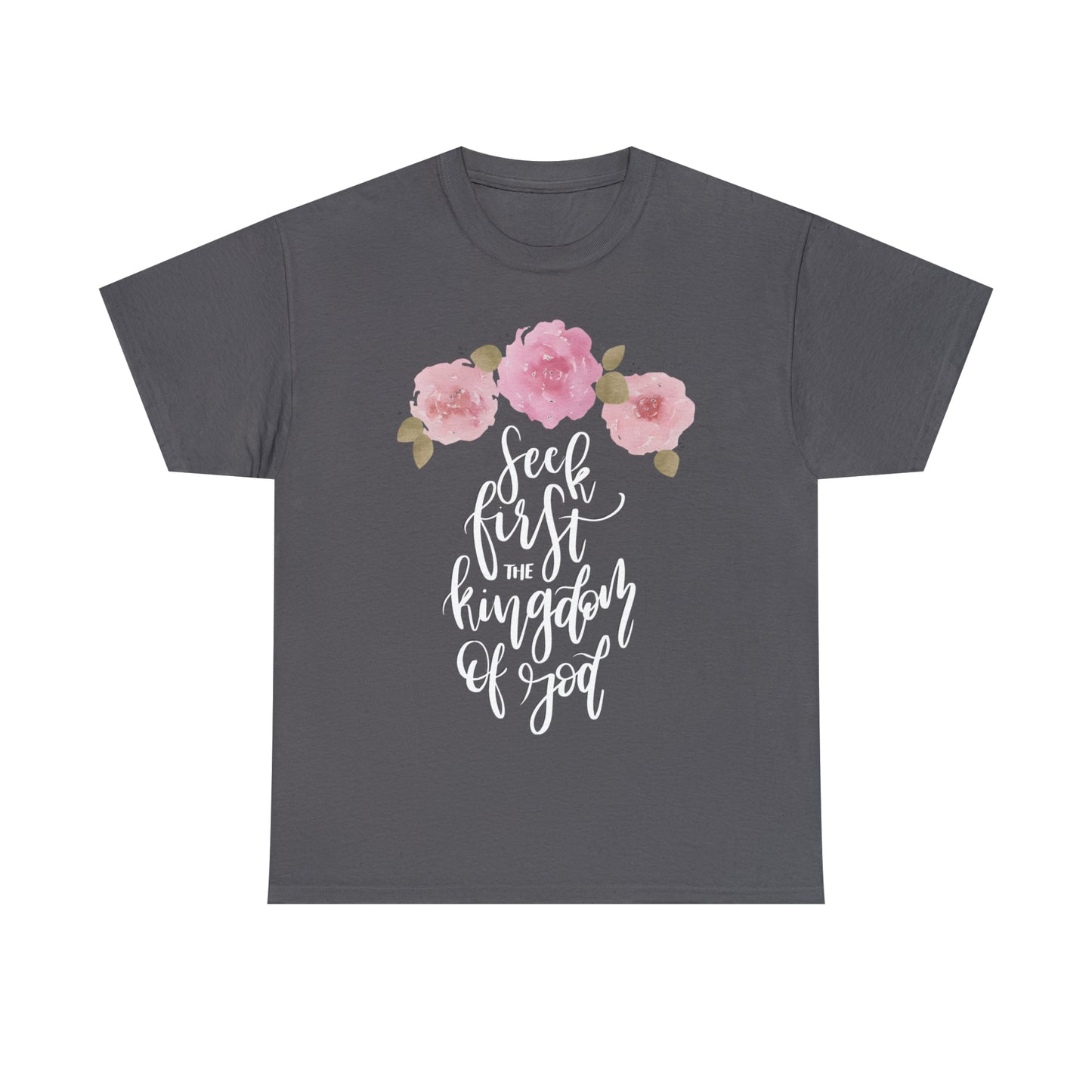 Seek First the Kingdom of God Unisex Heavy Cotton Tee