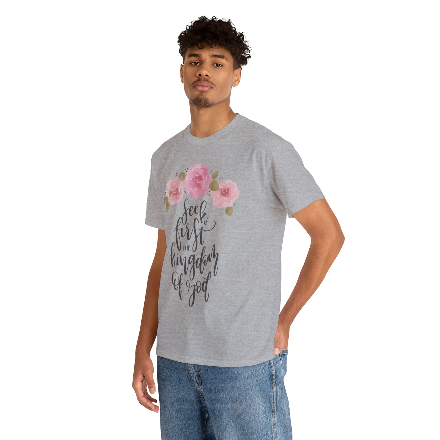Seek First the Kingdom of God Unisex Heavy Cotton Tee