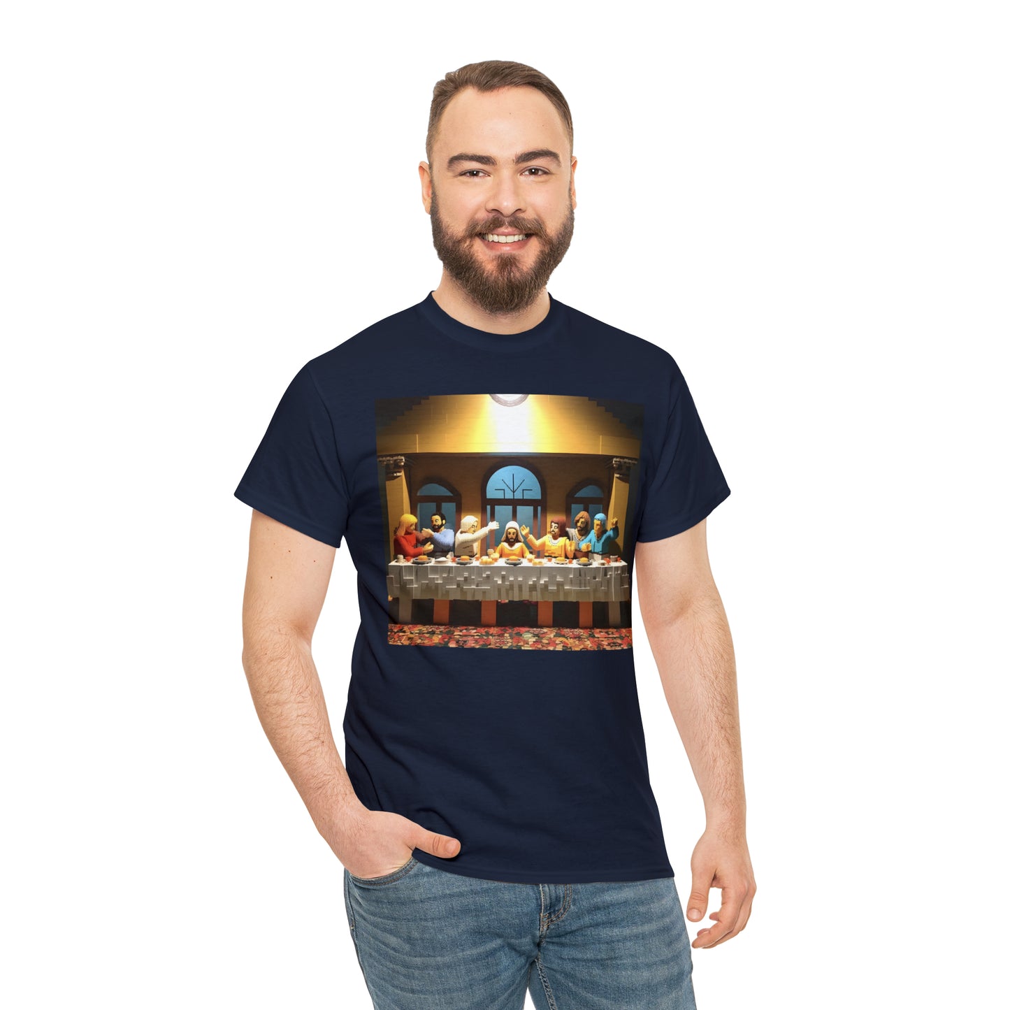 “The Last Supper” LEGO BOX SET -  Unisex Heavy Cotton Tee