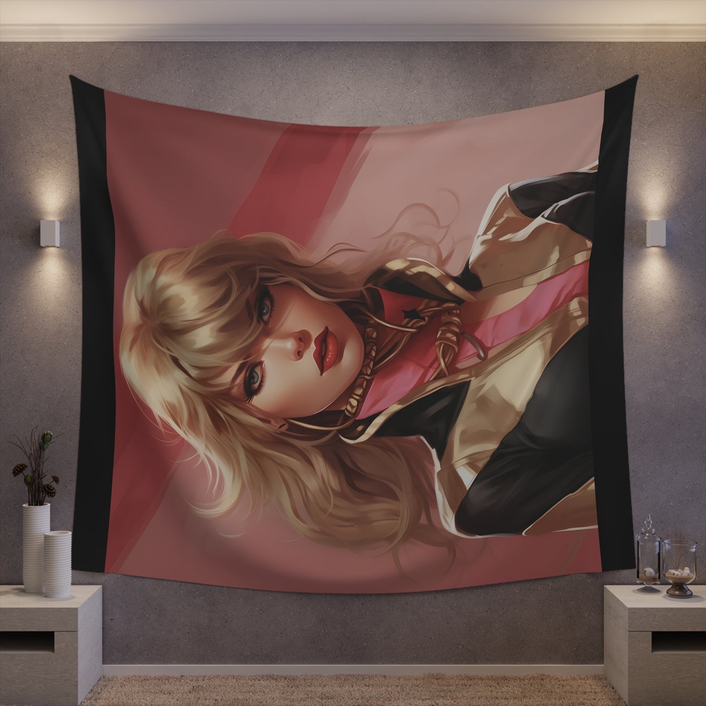 Anime Taylor Swift 4- Printed Wall Tapestry