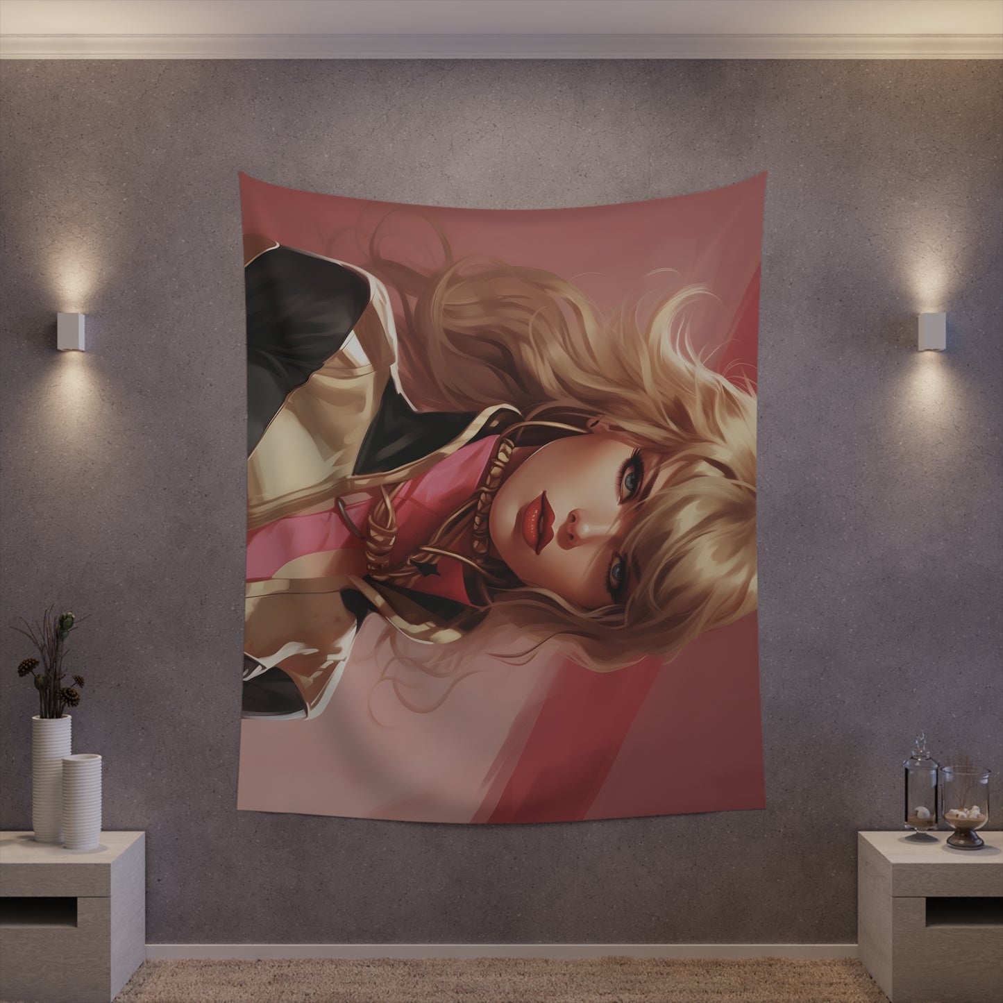Anime Taylor Swift 4- Printed Wall Tapestry