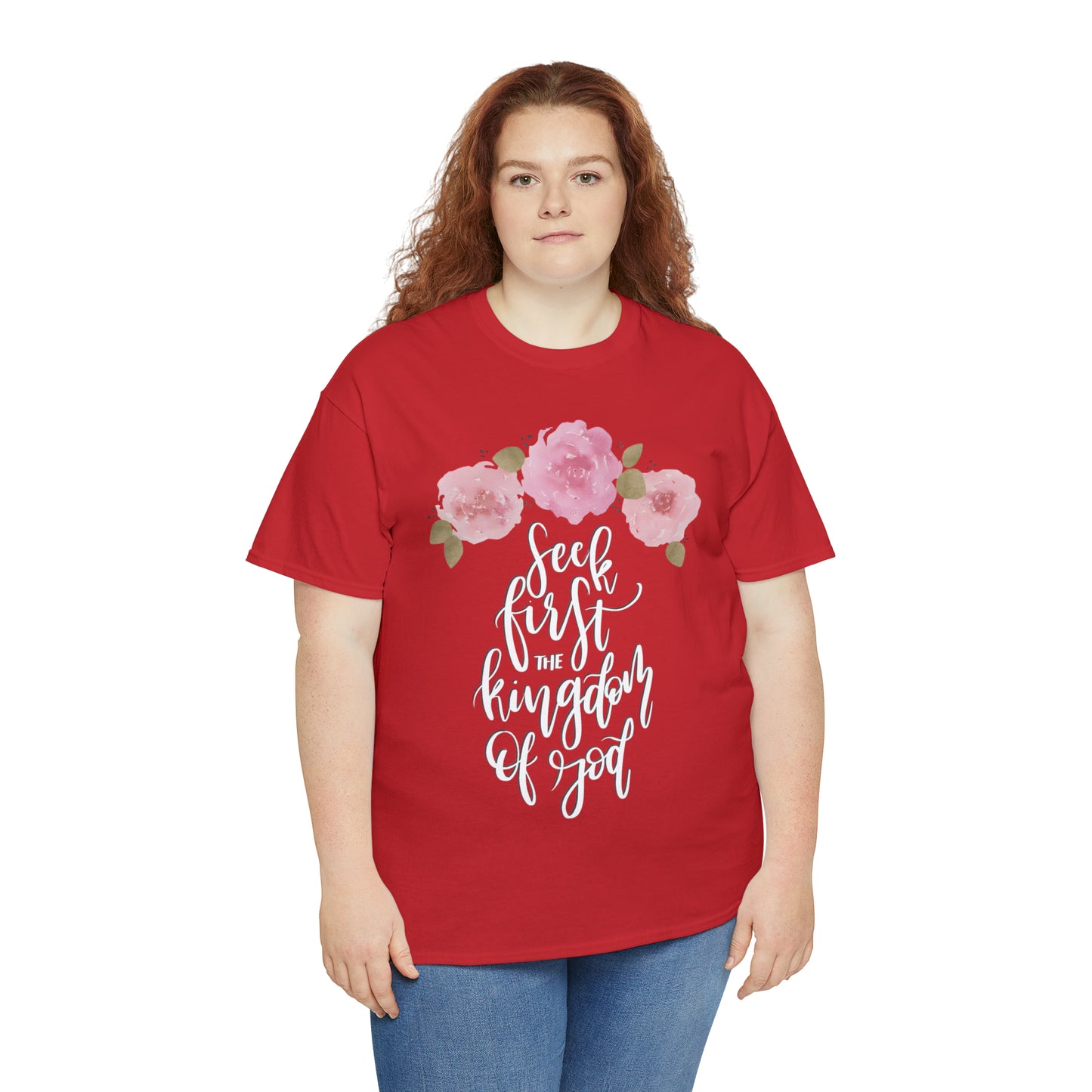 Seek First the Kingdom of God Unisex Heavy Cotton Tee