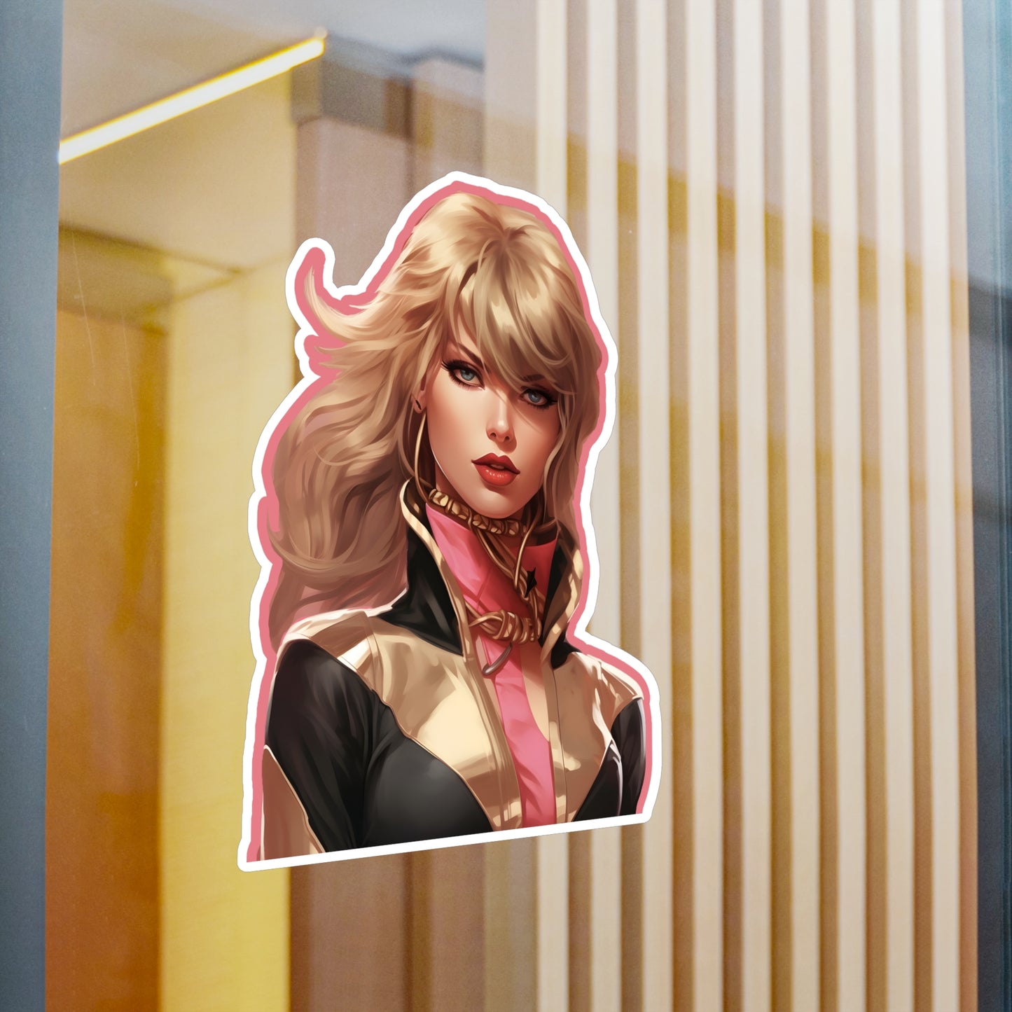 Anime Taylor Swift 4- Kiss-Cut Vinyl Decals