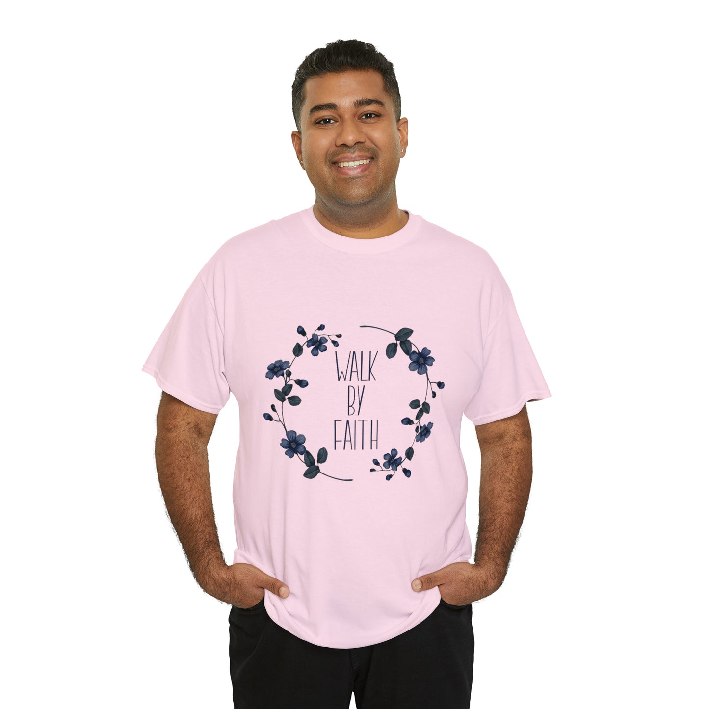 Walk by FAITH Unisex Heavy Cotton Tee