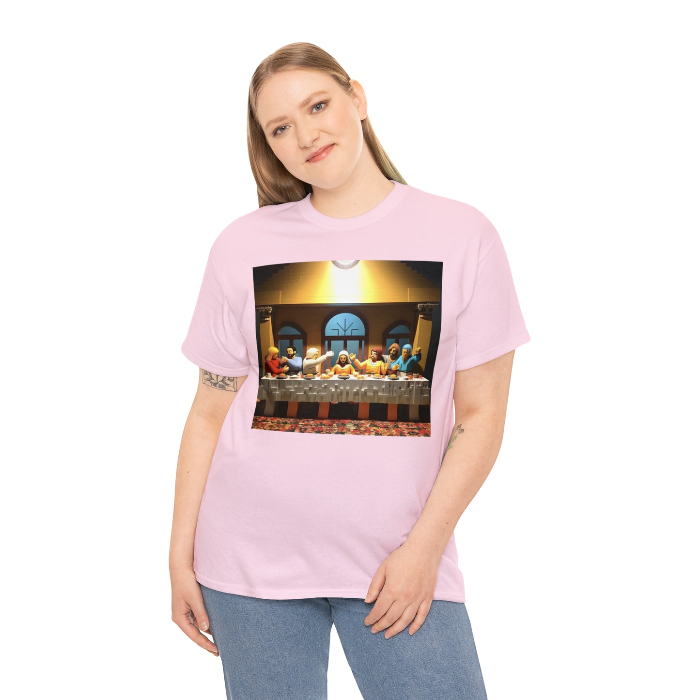 “The Last Supper” LEGO BOX SET -  Unisex Heavy Cotton Tee
