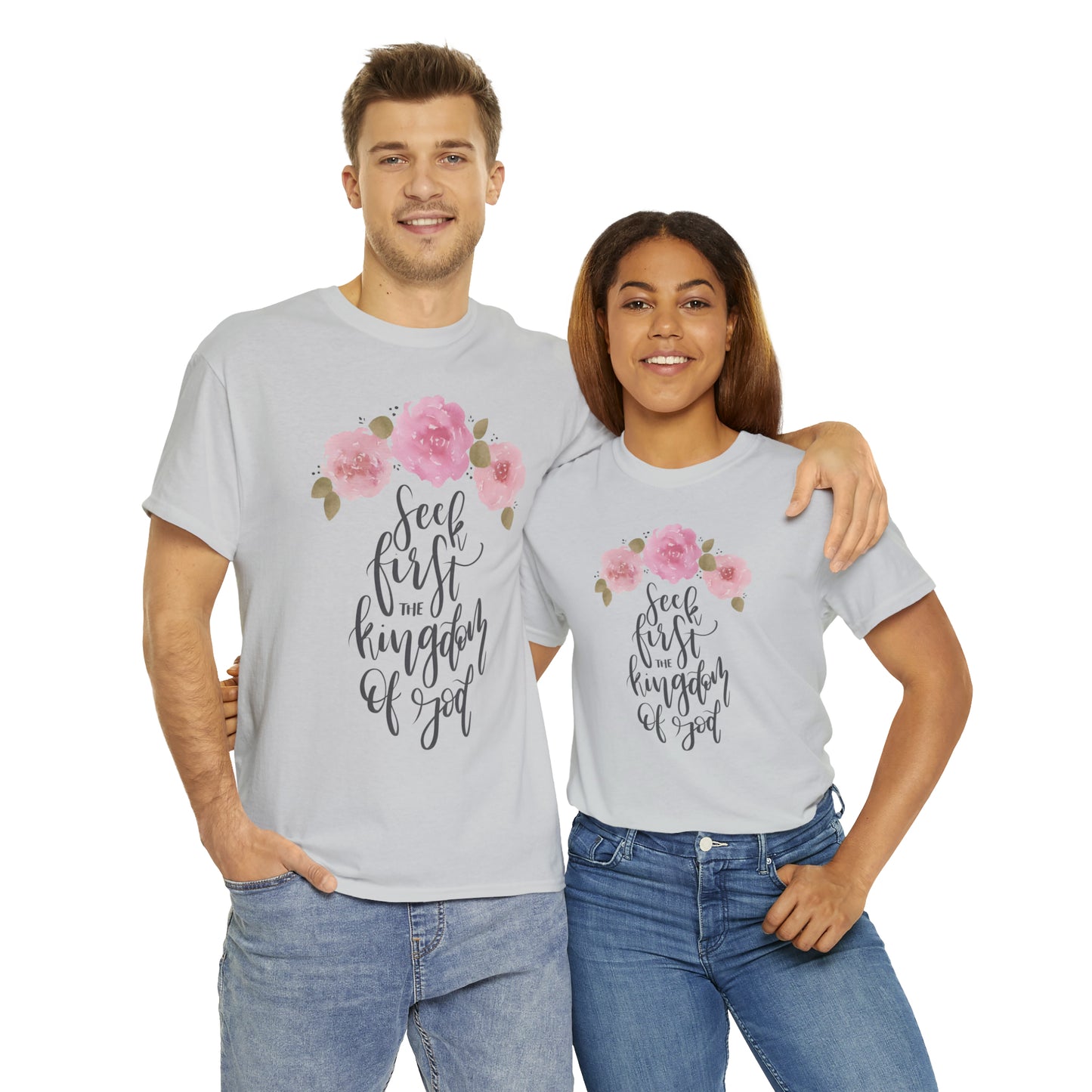 Seek First the Kingdom of God Unisex Heavy Cotton Tee