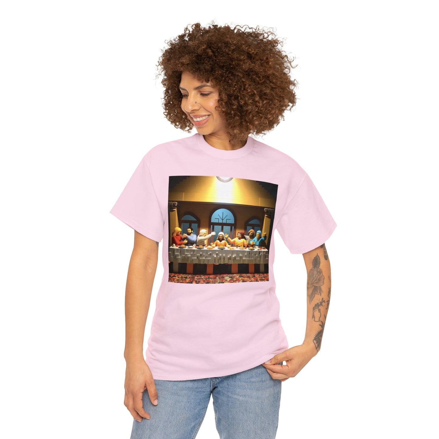 “The Last Supper” LEGO BOX SET -  Unisex Heavy Cotton Tee