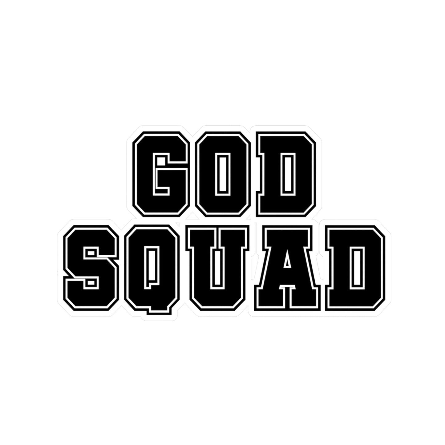 God Squad - Kiss-Cut Vinyl Decals
