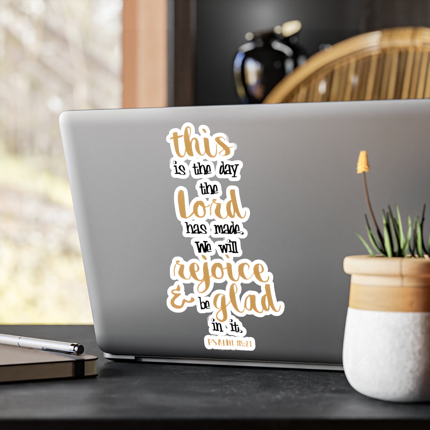 This is the day the LORD has made, Rejoice! - Psalm - Kiss-Cut Vinyl Decals