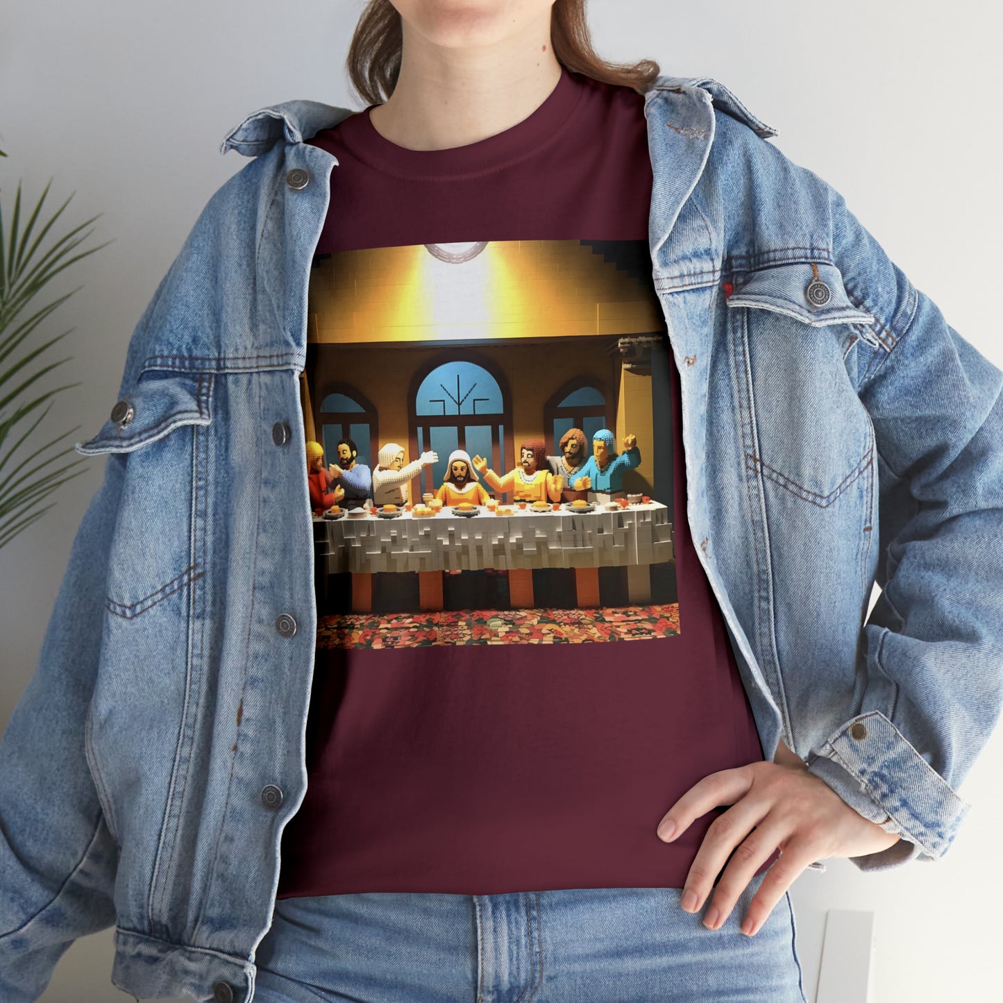 “The Last Supper” LEGO BOX SET -  Unisex Heavy Cotton Tee