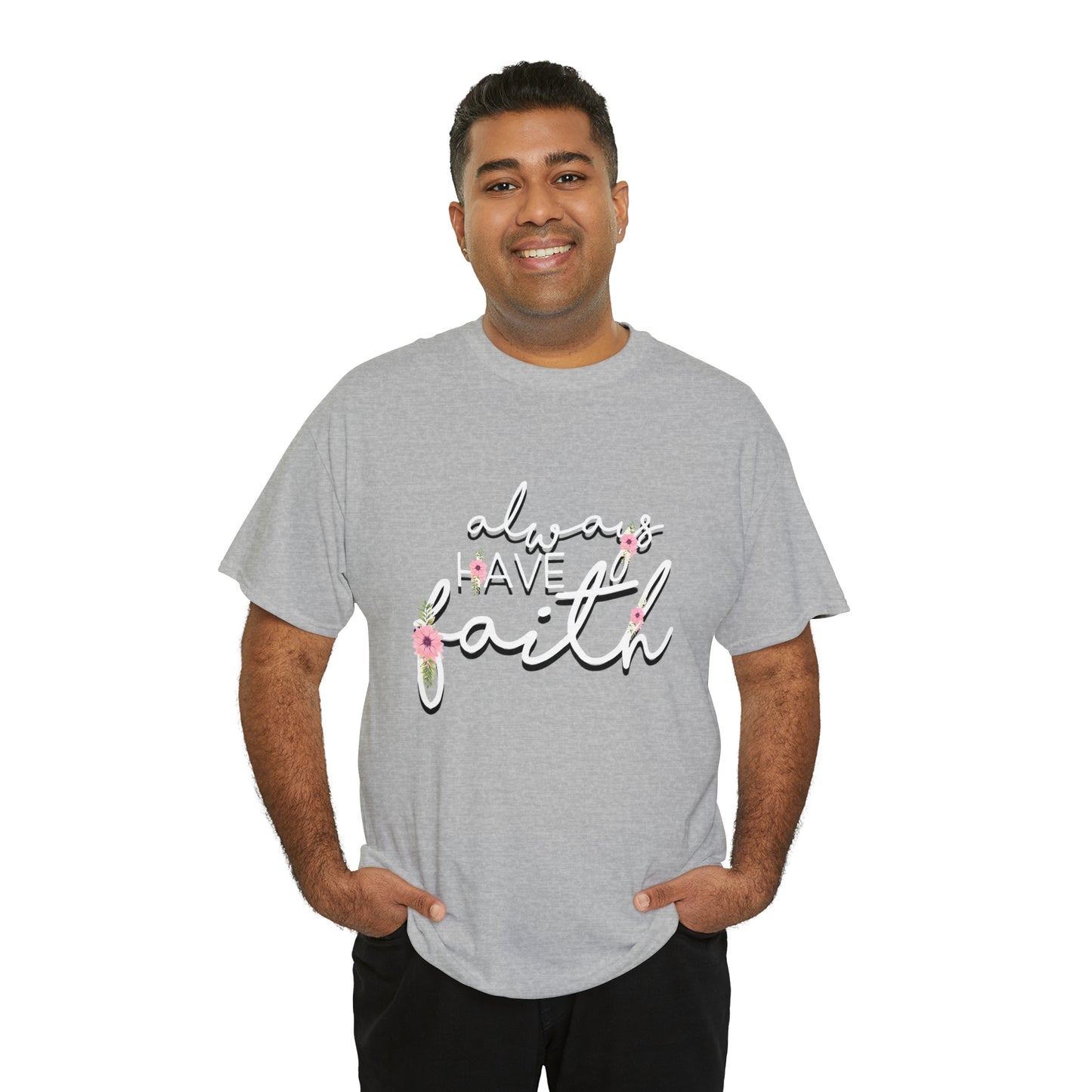 Don't be afraid, just Believe (Mark) - Unisex Heavy Cotton Short Sleeve Tee