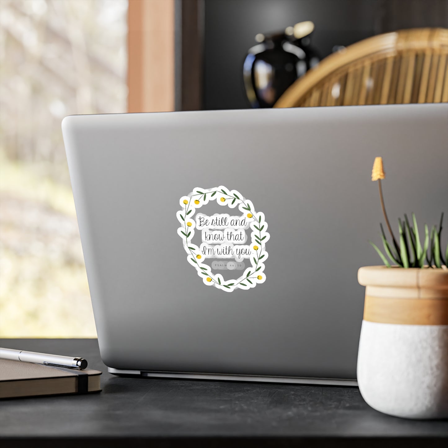 Be still and know that I am with you - Psalm Kiss-Cut Vinyl Decals