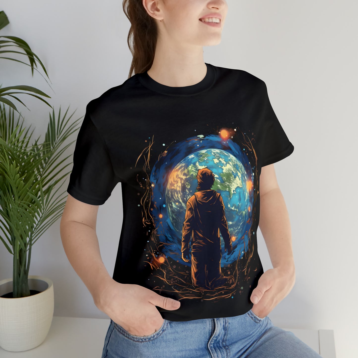 Jeremiah 29:11 “Whole World Ahead of You” Unisex Jersey Short Sleeve Tee