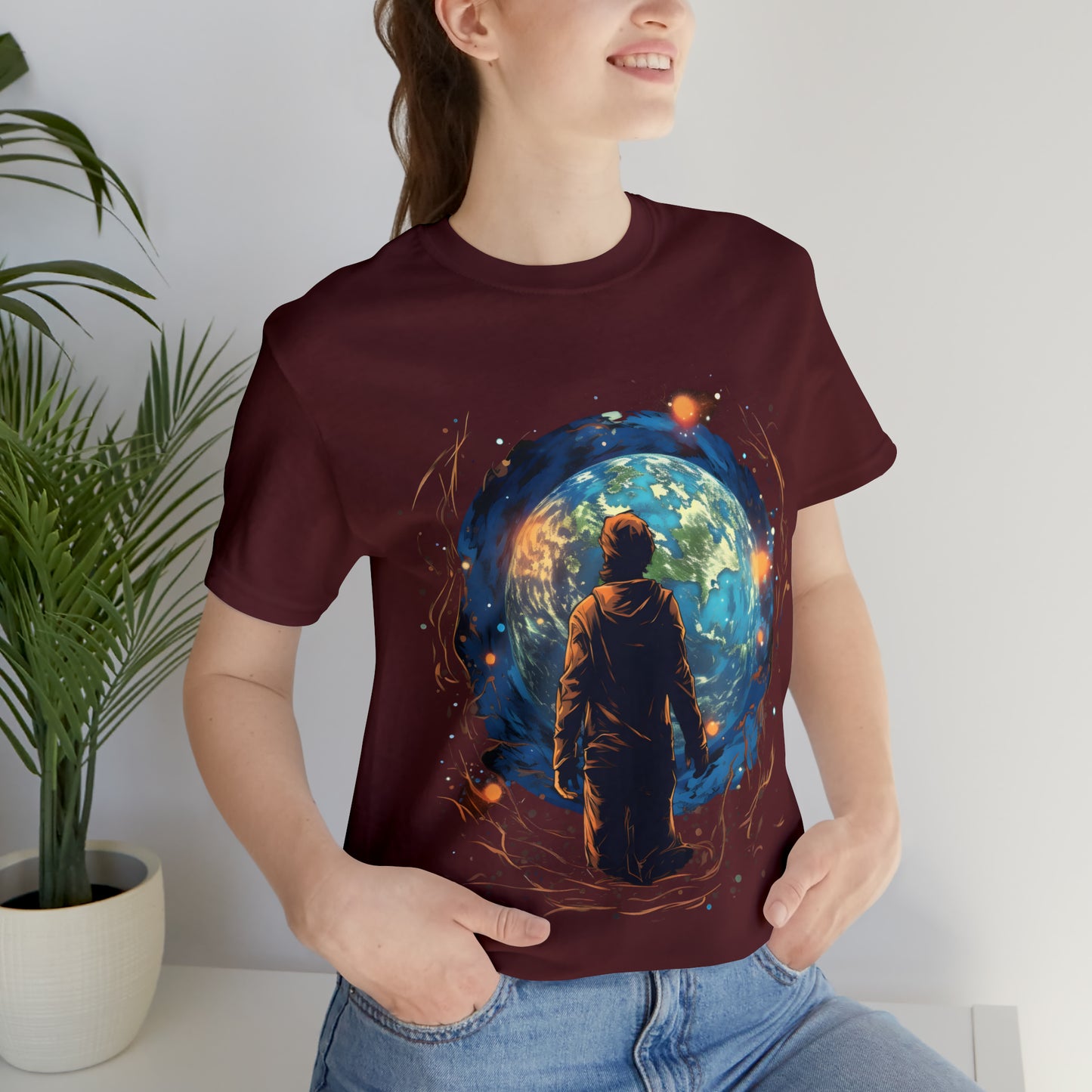 Jeremiah 29:11 “Whole World Ahead of You” Unisex Jersey Short Sleeve Tee