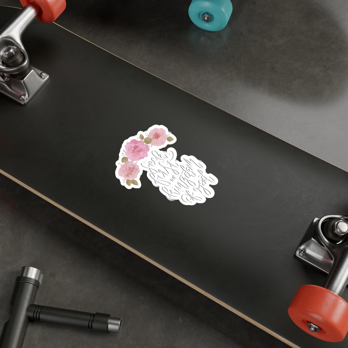 Seek First the Kingdom of God  - Kiss-Cut Vinyl Decals