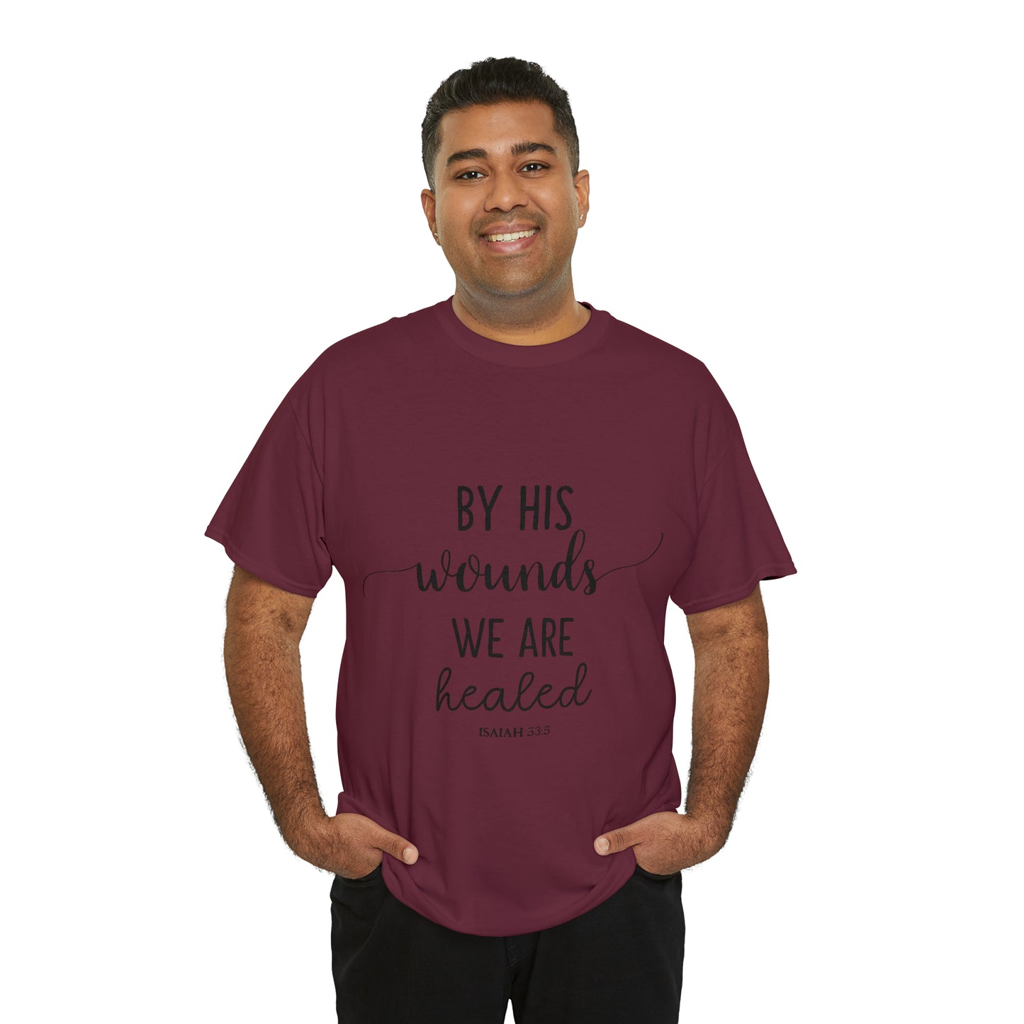 By HIS wounds we are healed - Isaiah - CR Celebrate Recovery Classic Logo - Ultra Cotton Long Sleeve Tee