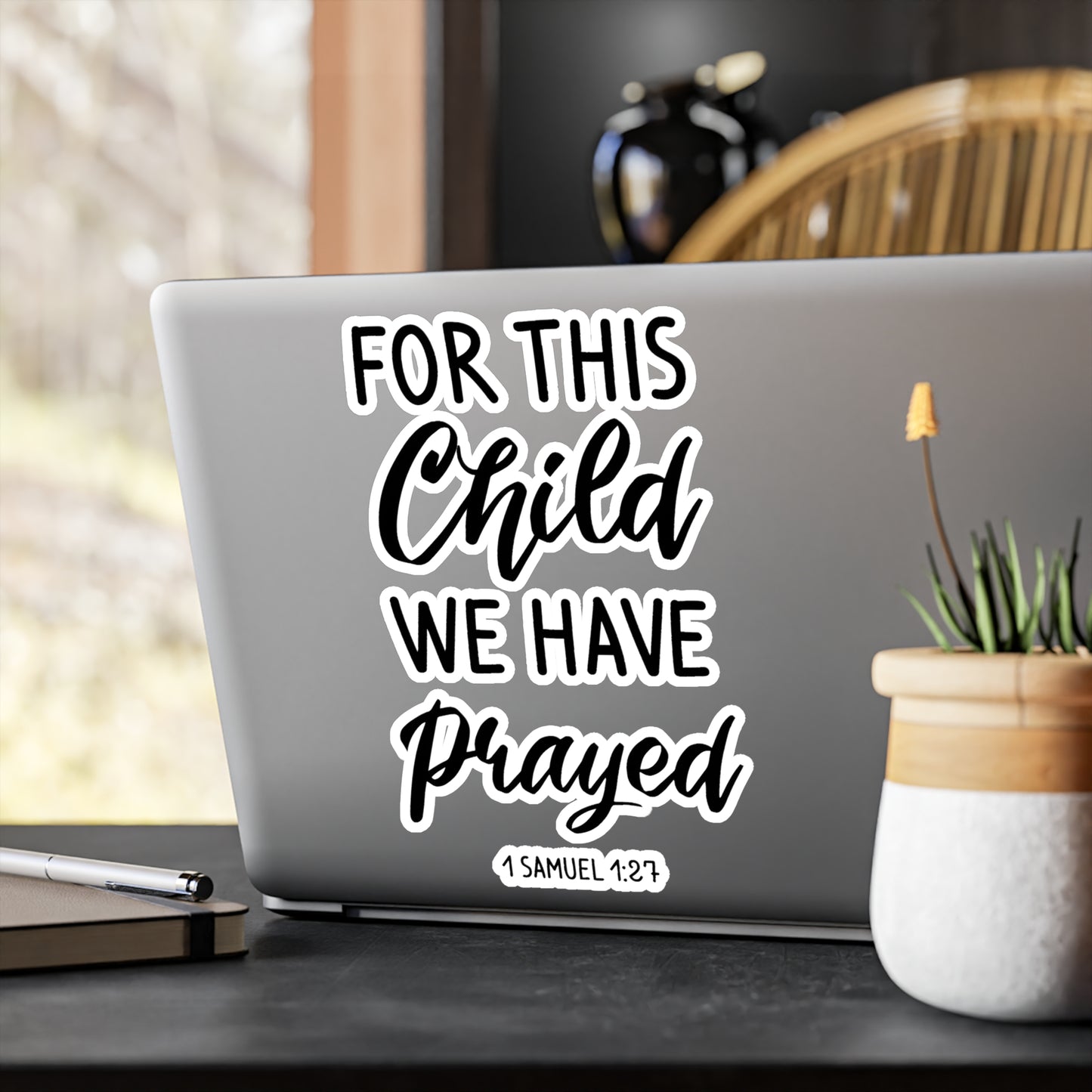 For this Child We Have Prayed 1 Samuel 1:27 Kiss-Cut Vinyl Decals