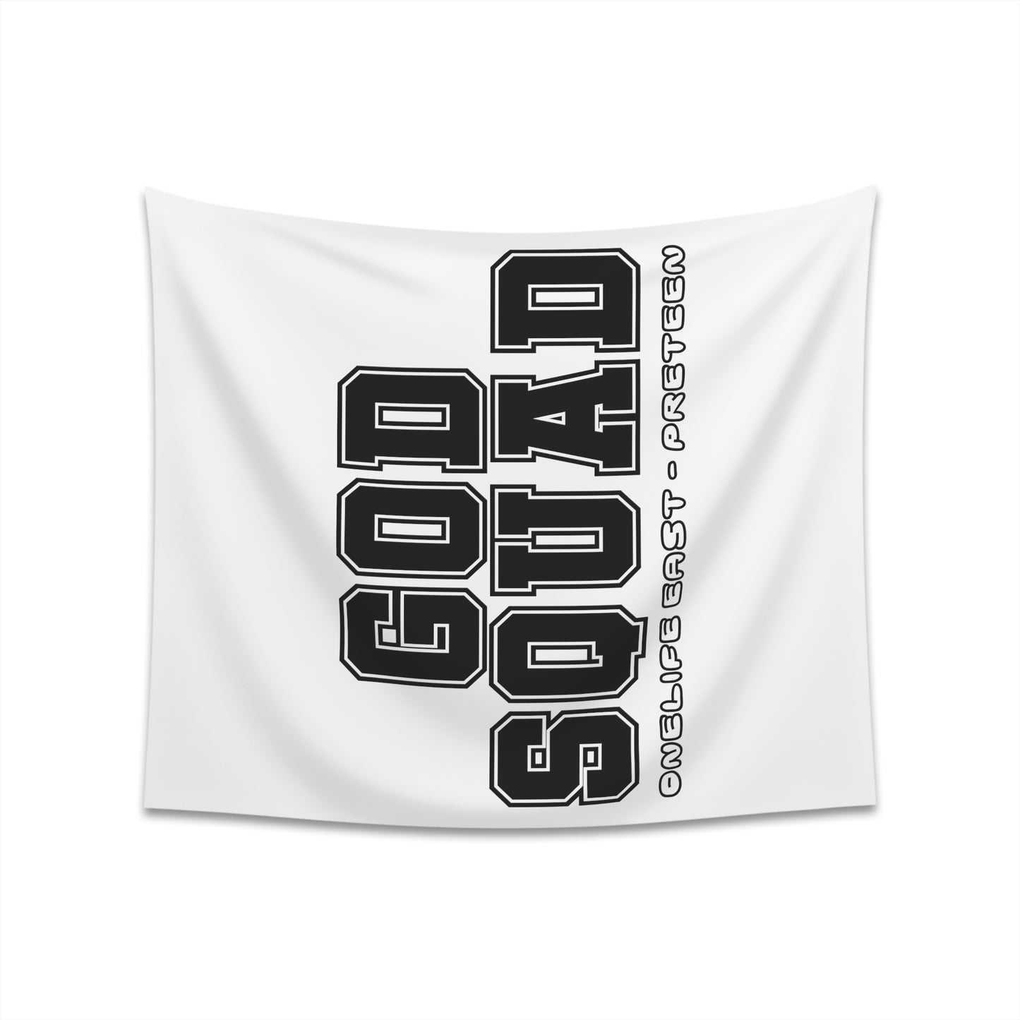 “God Squad” - Pre-Teen Room - Printed Wall Tapestry