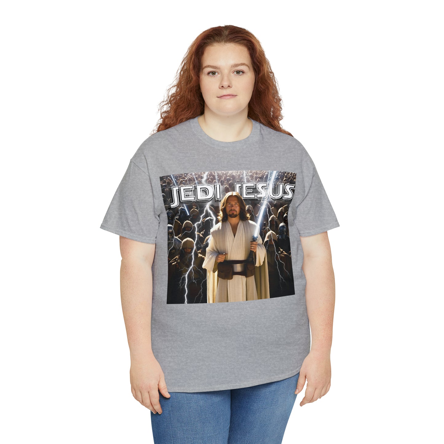 Jedi Jesus Unisex Heavy Cotton Tee