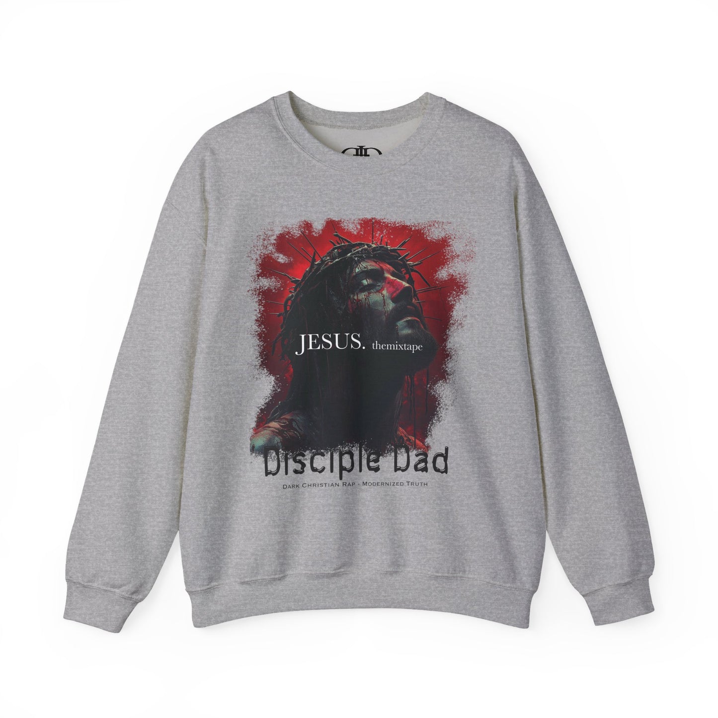 JESUS. themixtape” Crewneck Sweatshirt — Disciple Dad Official Faith Streetwear