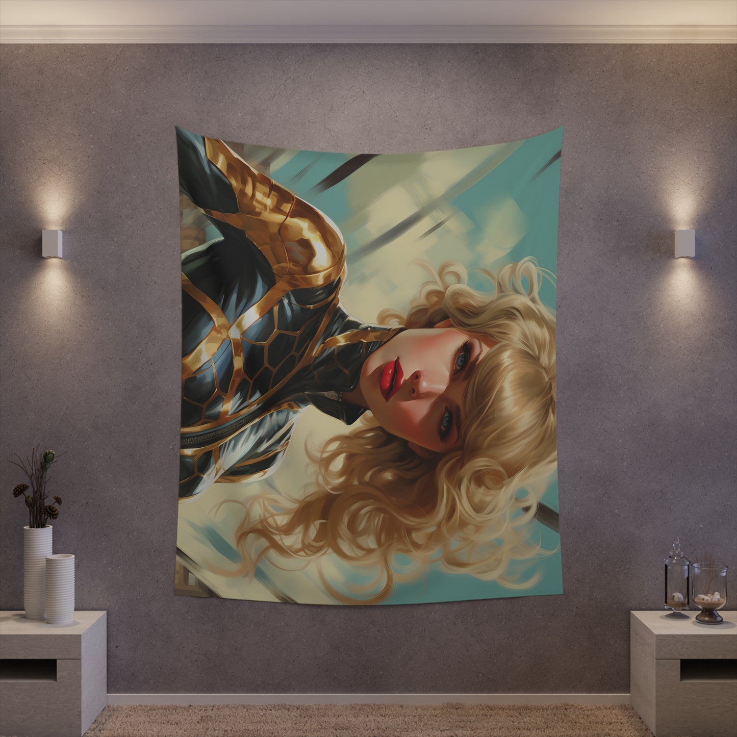 Anime Taylor Swift 3- Printed Wall Tapestry