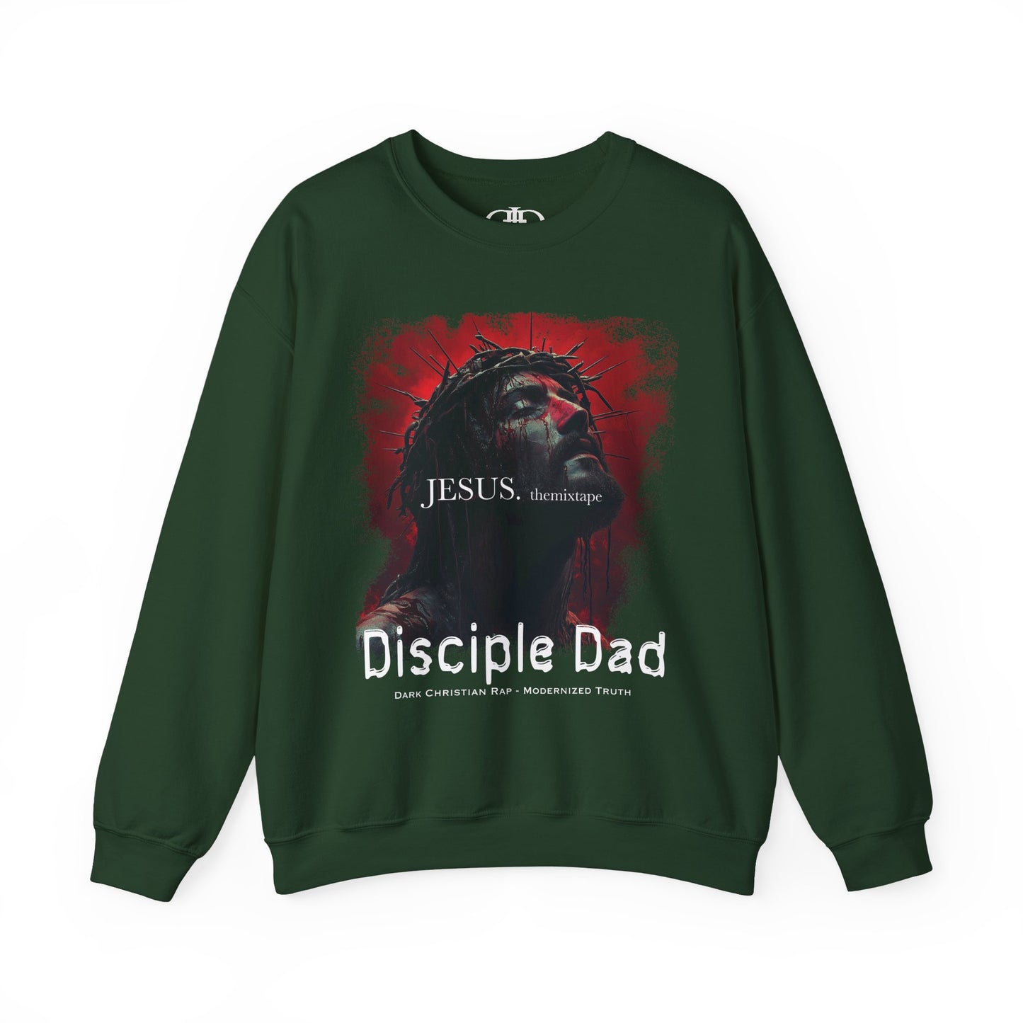 JESUS. themixtape” Crewneck Sweatshirt — Disciple Dad Official Faith Streetwear