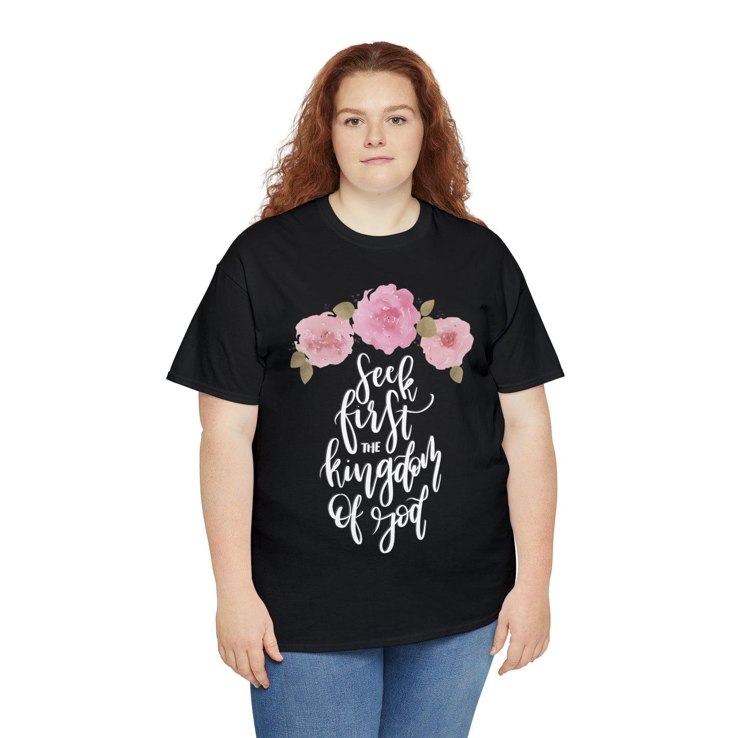 Seek First the Kingdom of God Unisex Heavy Cotton Tee